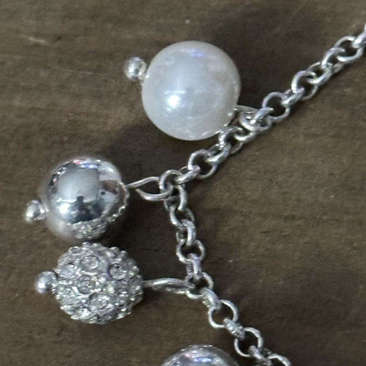 Other Silver tone bead charm bracelet Size ONE SIZE - 6 Thumbnail