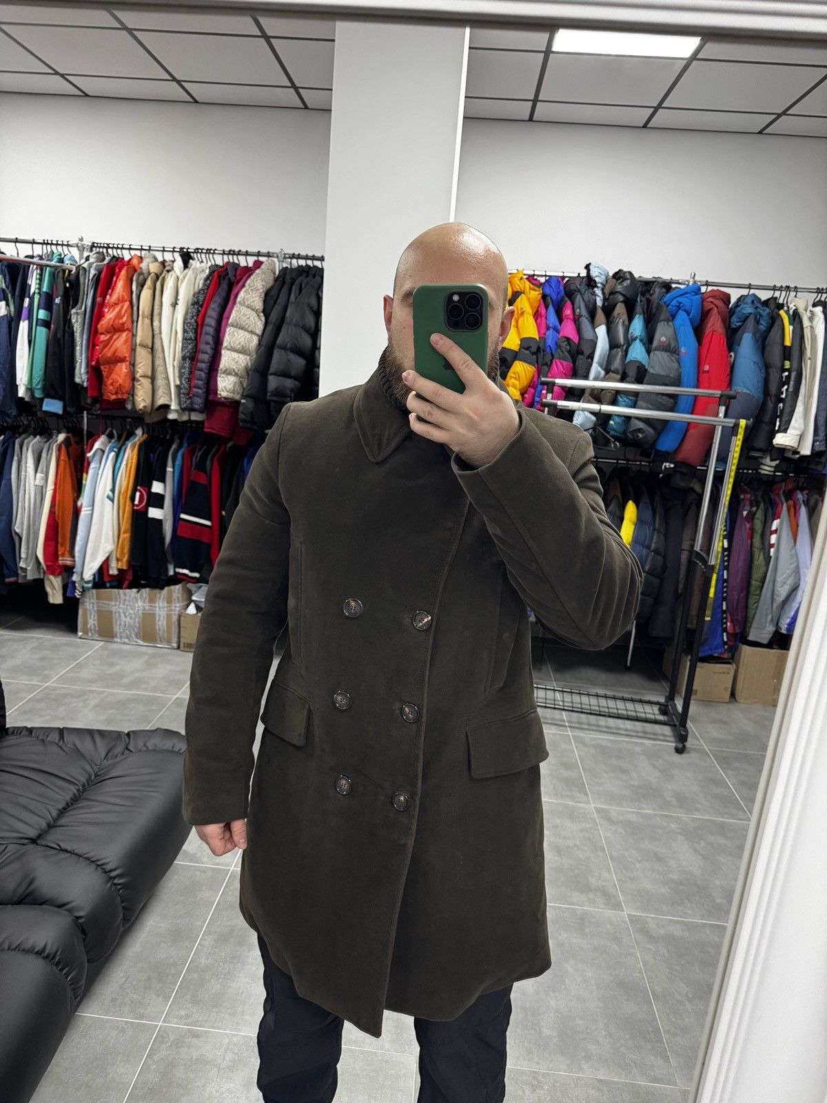 Moncler Authentic Moncler Henri Down Coat Jacket Size 5 Brown Men Size US XL / EU 56 / 4 - 2 Thumbnail