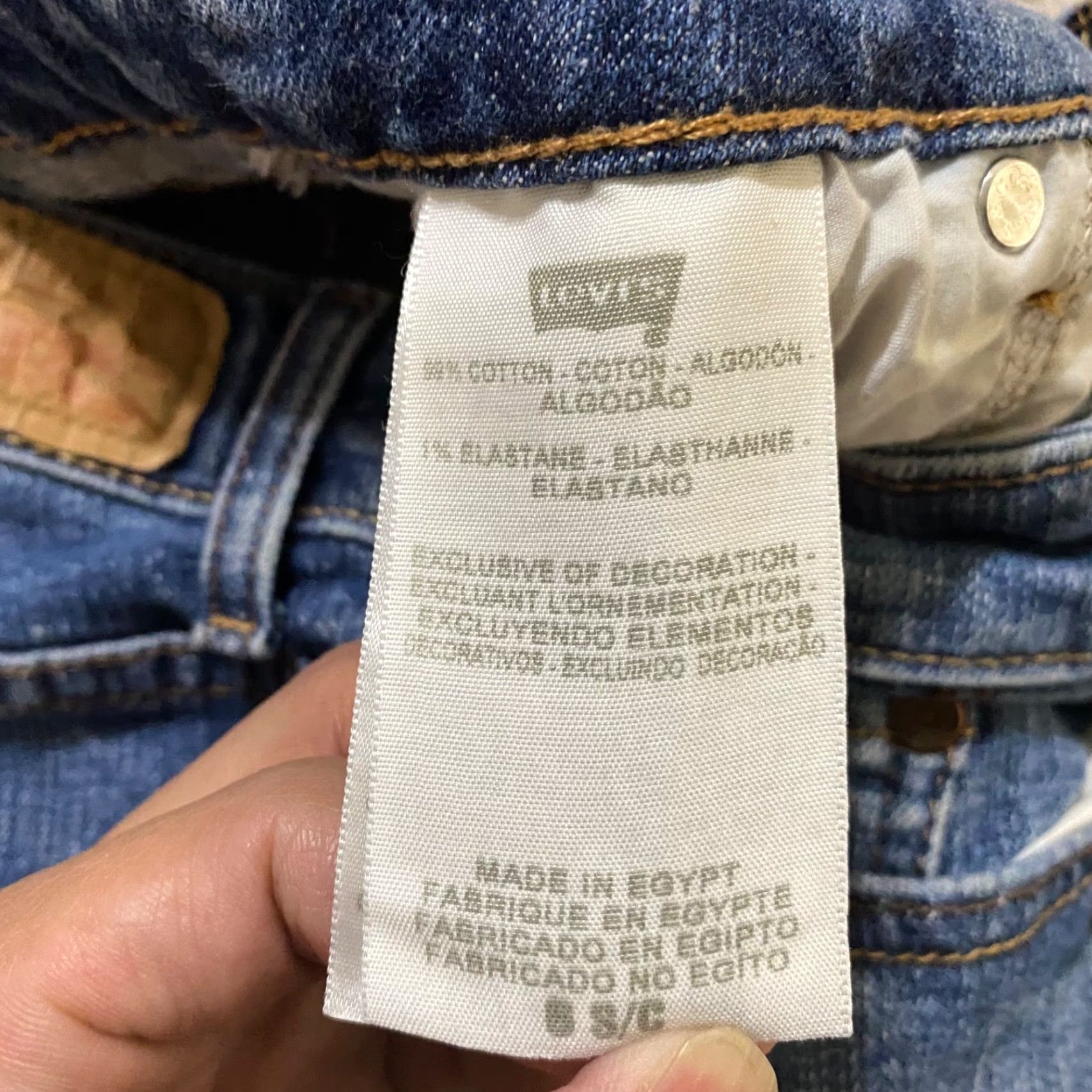Levi's Levi's Jeans Womens 6 Blue Denim Medium Wash Mid Rise Skinny Regular Pocket 5-Pocket Denim Size 26" / US 2 / IT 38 - 4 Thumbnail