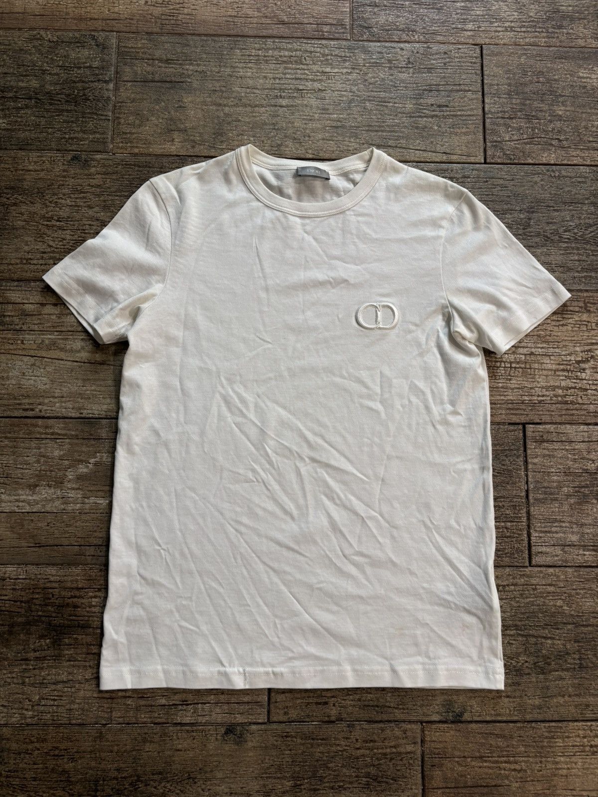 Dior White CD Icon Logo Tee Size US XS / EU 42 / 0 - 1 Thumbnail