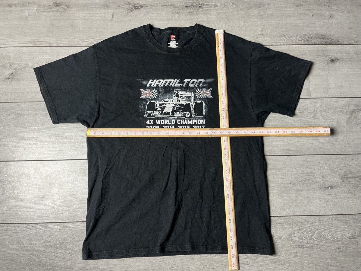 Formula 1 Lewis Hamilton tshirt champions 4x formula 1 size XLarge Size US XL / EU 56 / 4 - 5 Thumbnail