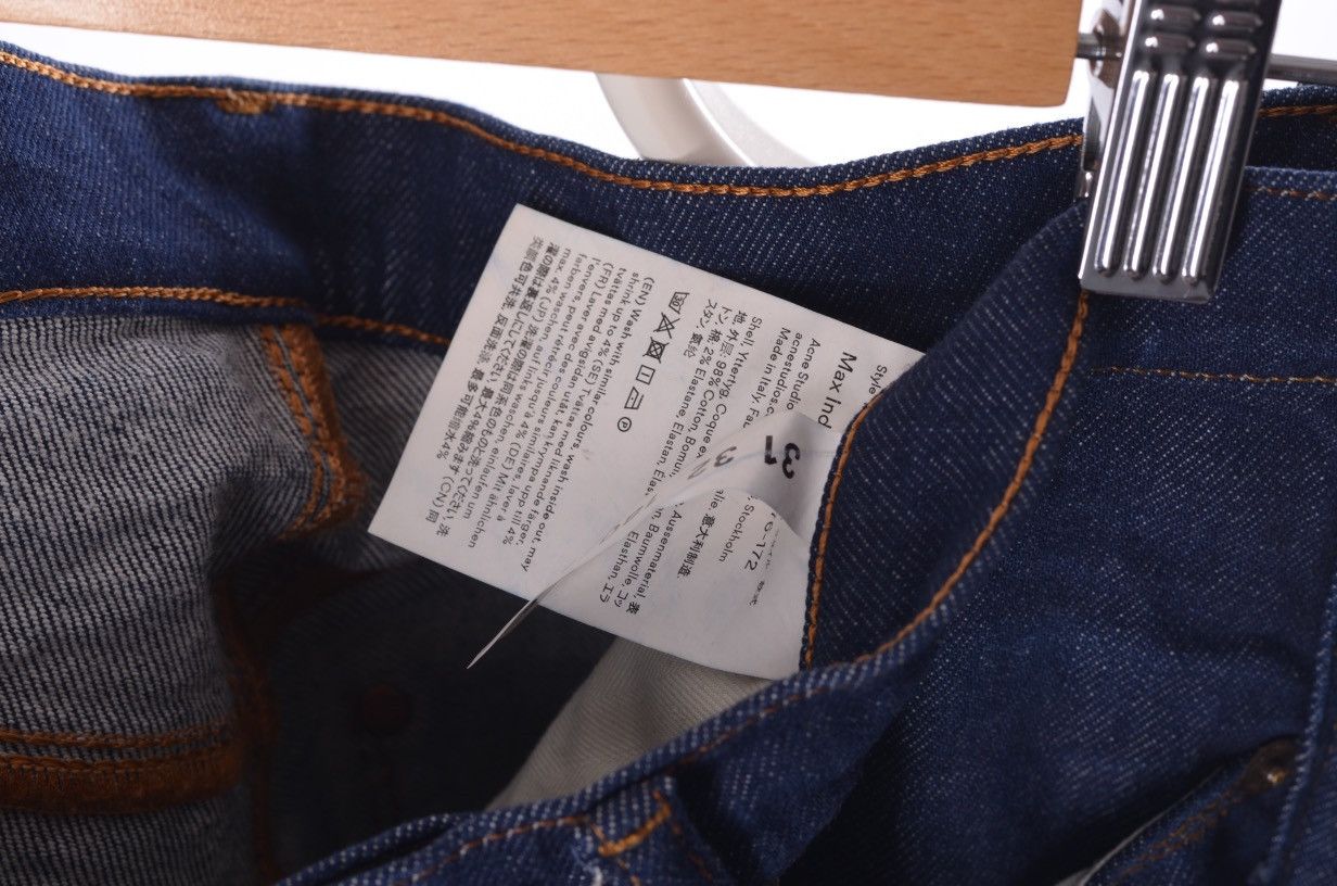 Acne Studios Acne studio max indigo denim jeans size 31 Size US 31 - 6 Thumbnail