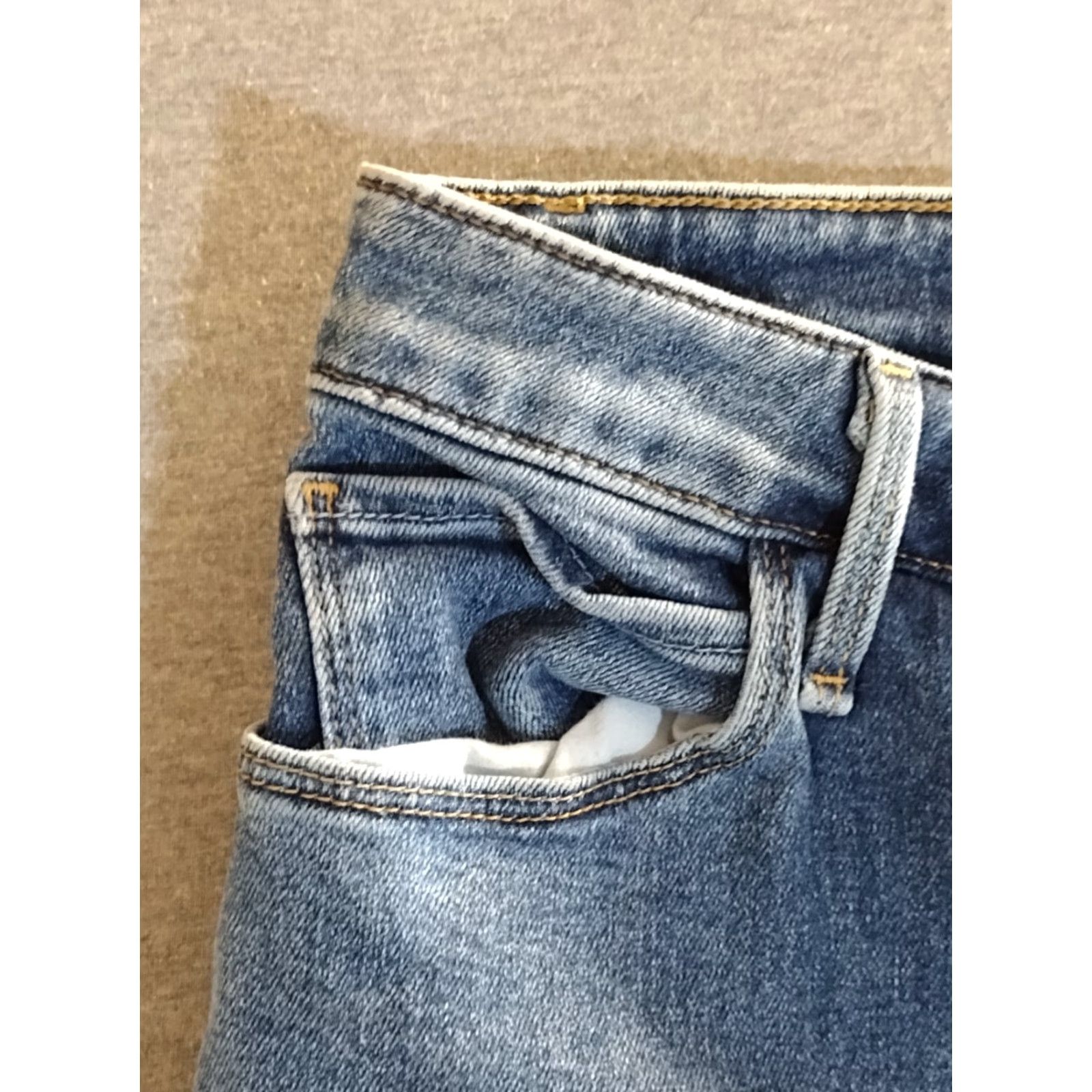 Denime Unbranded Jeans Cropped Blue 30x38 Denim Distressed? (adjusted) Size US 30 / EU 46 - 4 Thumbnail
