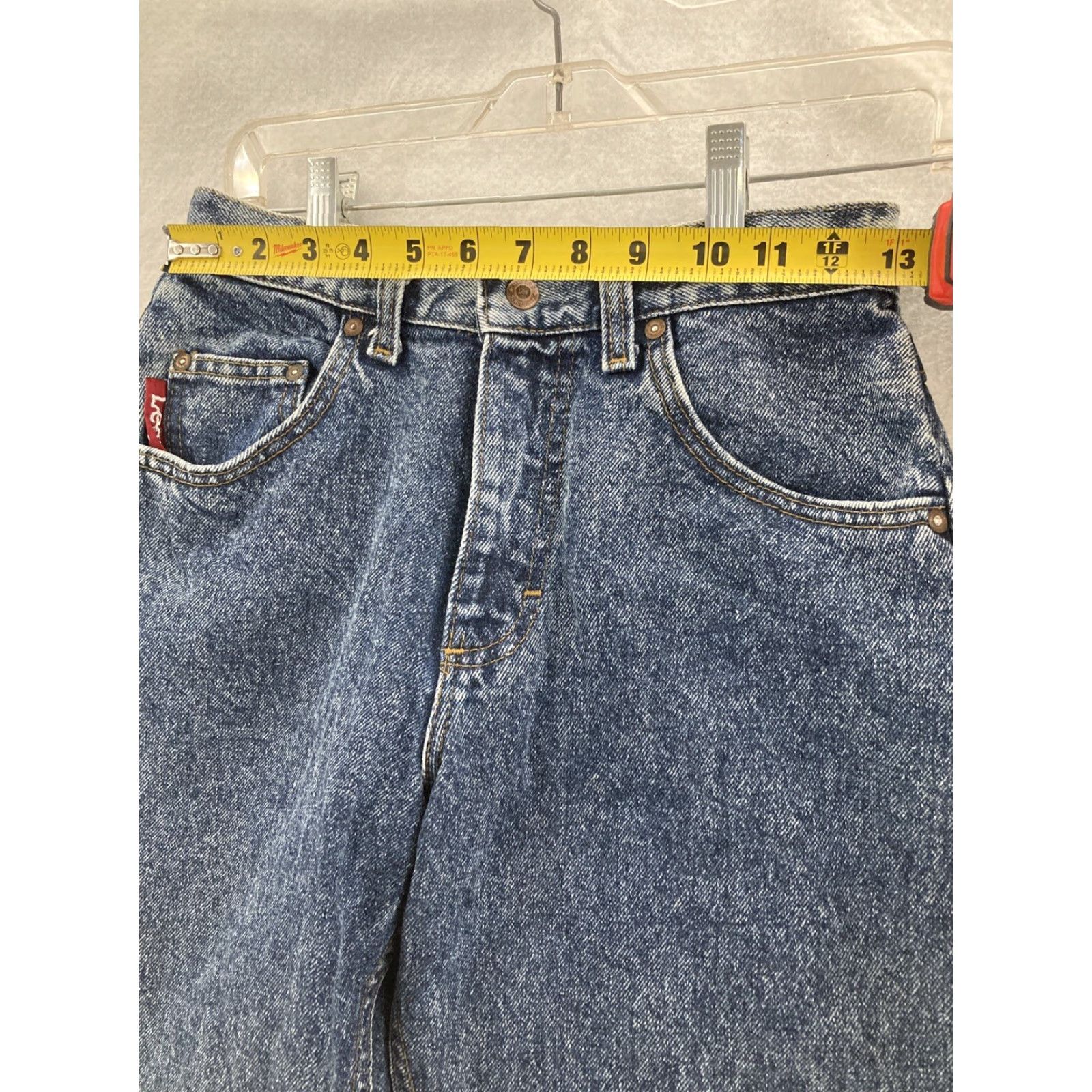 Lee Vintage Lee Mom Jeans Womens 16 High Rise Blue Cotton 90s Hipster Classic Size 38" / US 16 / IT 52 - 3 Thumbnail