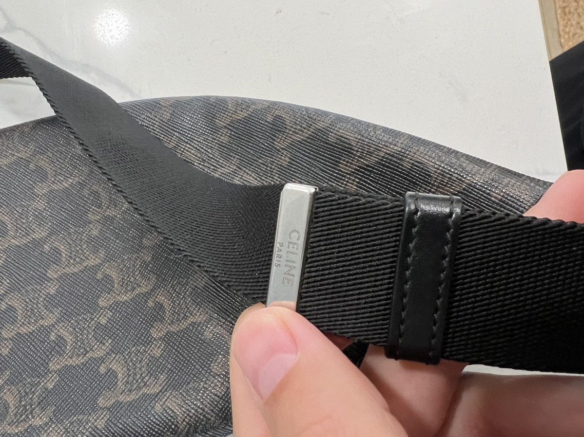 Celine × Hedi Slimane Triomphe Monogram Belt bag Size ONE SIZE - 7 Thumbnail