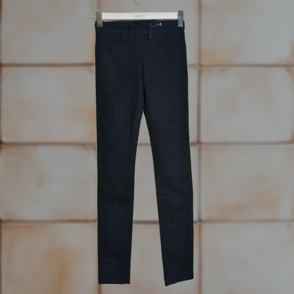 Skin ACNE Dark Blue Skinny Jeans With Back Zip W25 L34 Ladies Jeans Size 25 White? Size 42" / US 20 - 1 Thumbnail