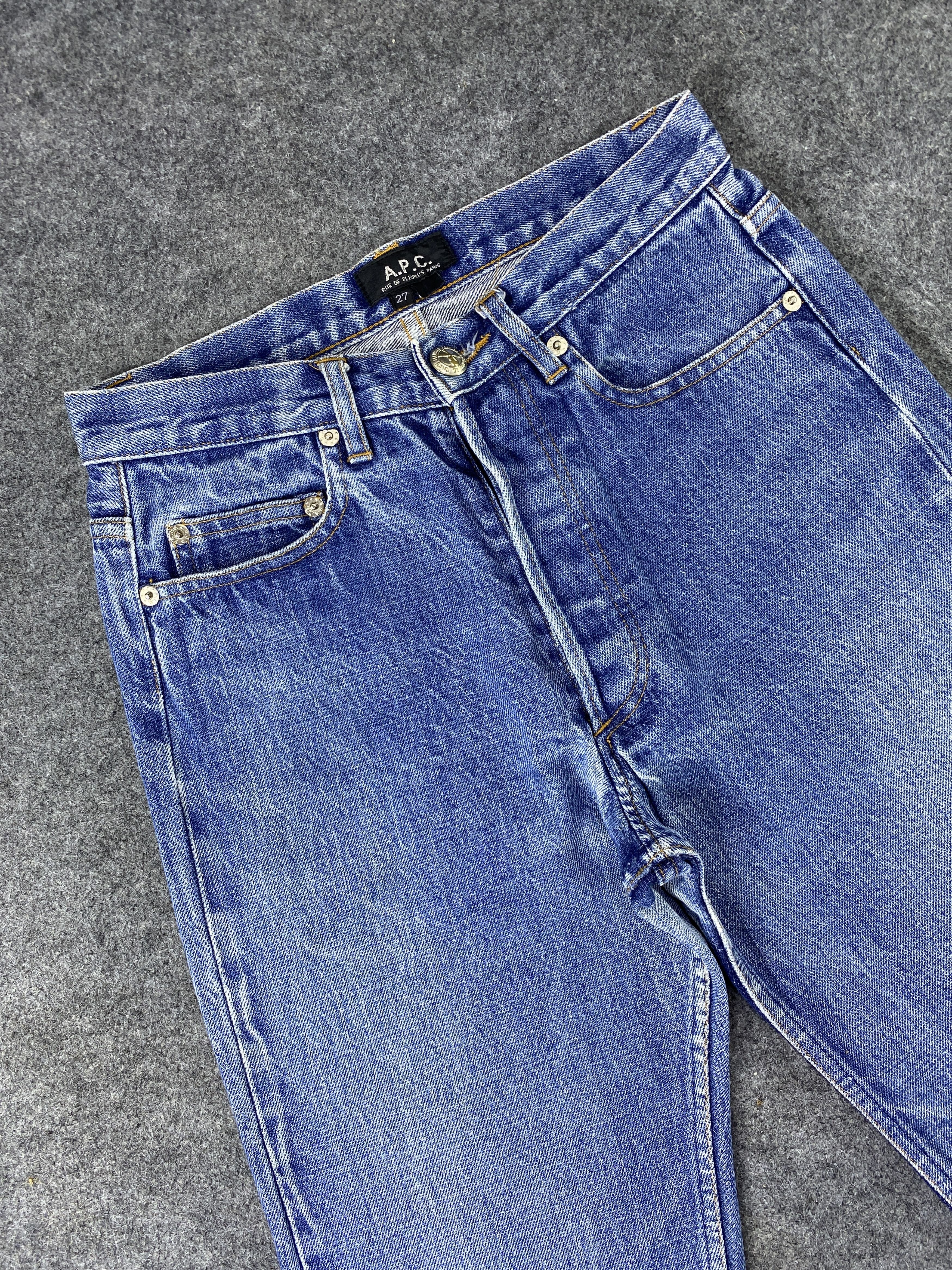 A.P.C. APC Blue Wash Jeans - J1127 Size US 26 / EU 42 - 5 Thumbnail