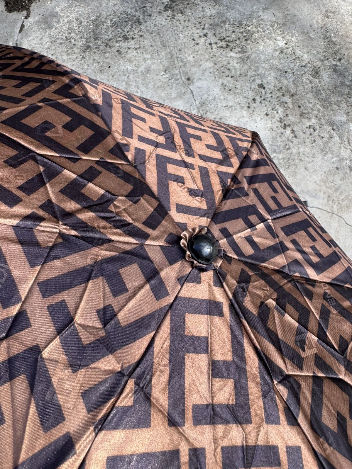 Fendi Vintage Fendi FF Zucca Monogram Folding Umbrella Size ONE SIZE - 4 Thumbnail