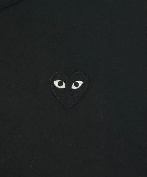 Comme des Garcons PLAY T-Shirts Cotton Short Sleeve Crewneck Embroider Heart Black Size US L / EU 52-54 / 3 - 4 Thumbnail