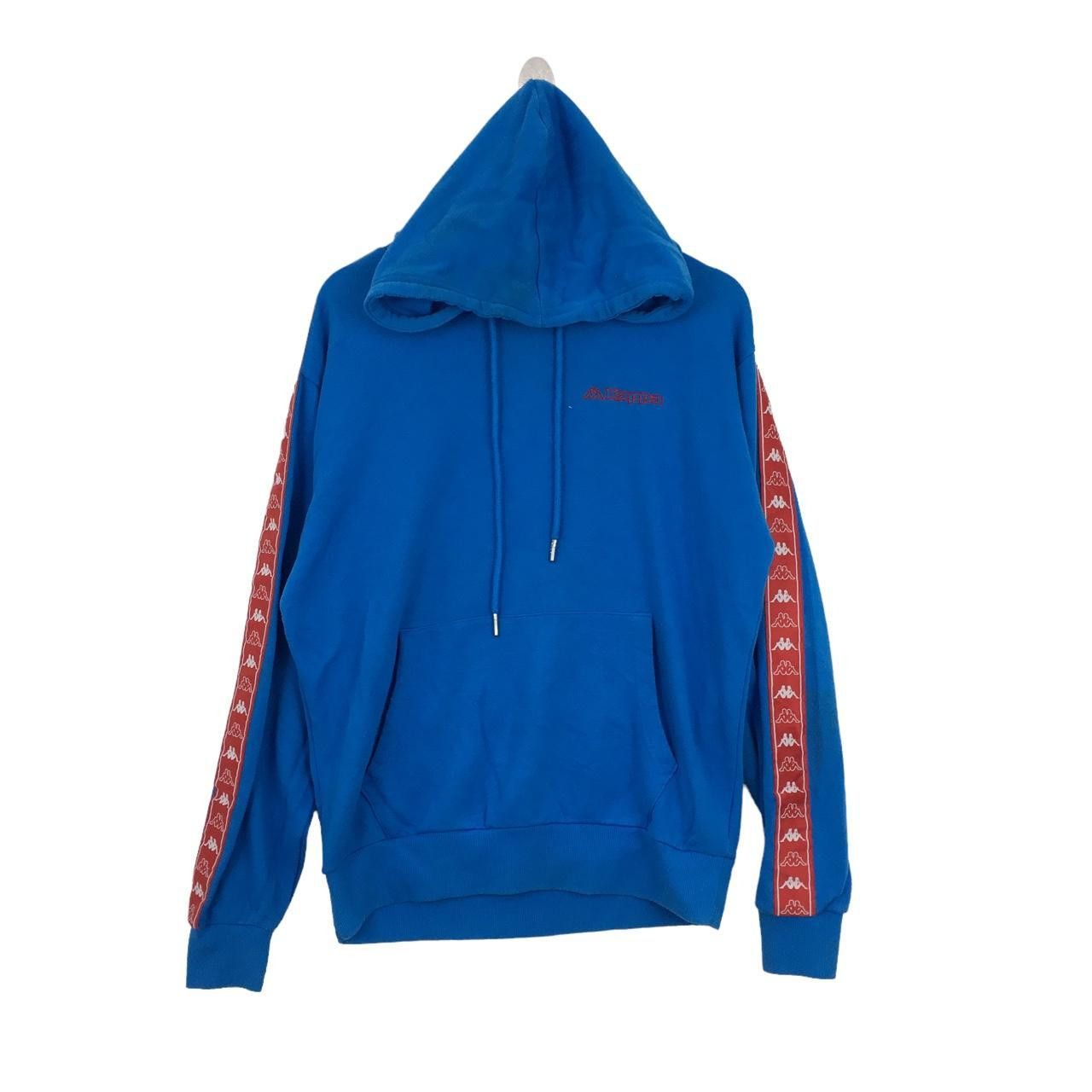 Kappa Vtg KAPPA TURIN ITALY Side Logo Football Blue Hoodie Size US M / EU 48-50 / 2 - 1 Thumbnail