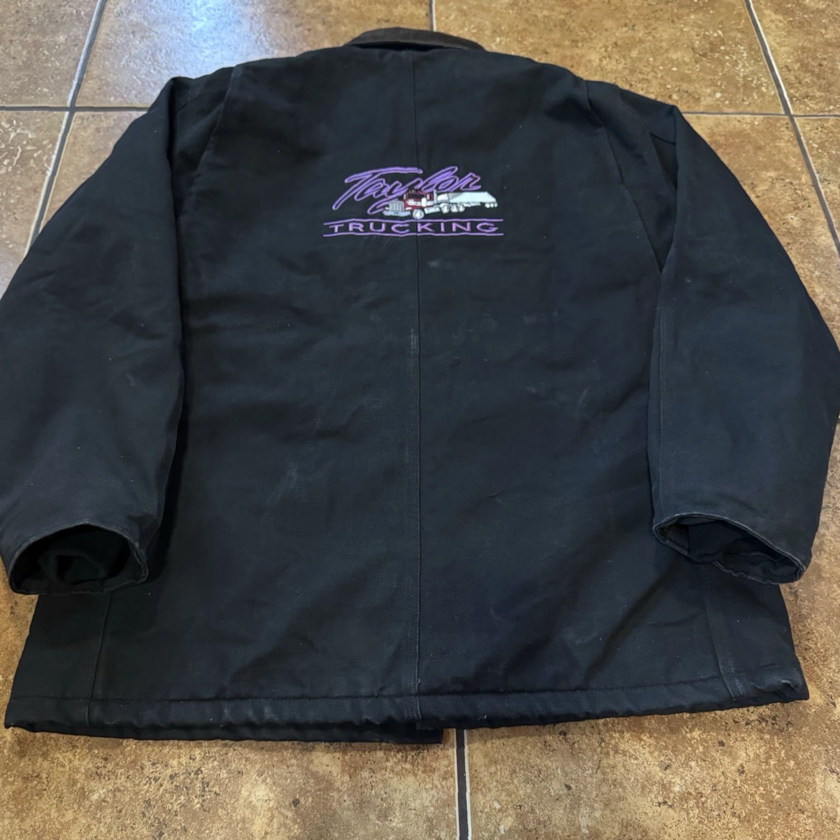 Carhartt Carhartt C03 Full Zip Black Canvas Work Jacket - Detroit USA Made - XL Men's Size US XL / EU 56 / 4 - 4 Thumbnail