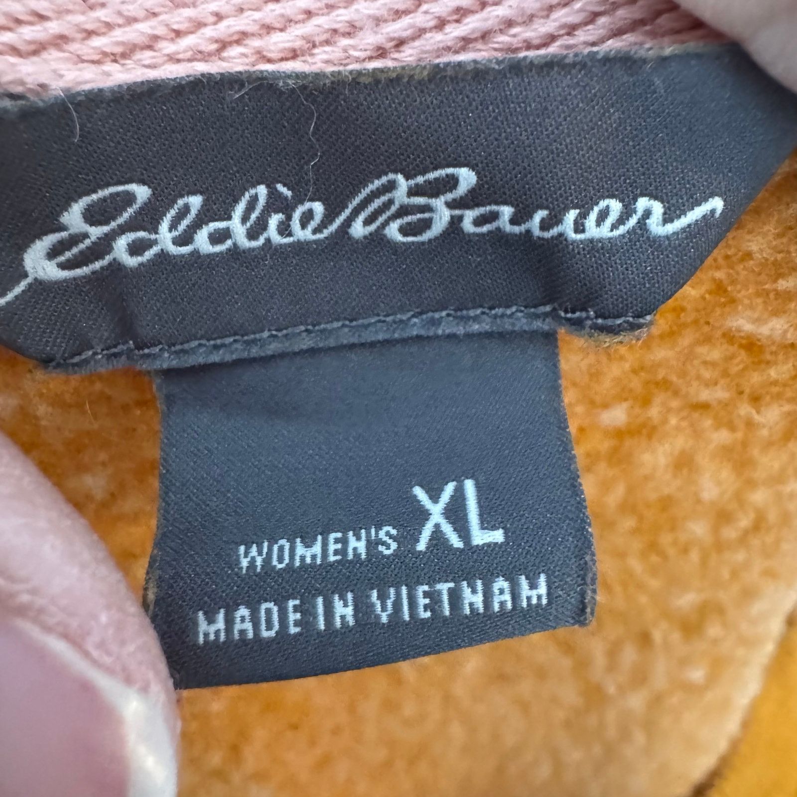 Eddie Bauer Eddie Bauer Women’s XL Mustard Logo Crewneck Sweatshirt Size XL / US 12-14 / IT 48-50 - 5 Thumbnail