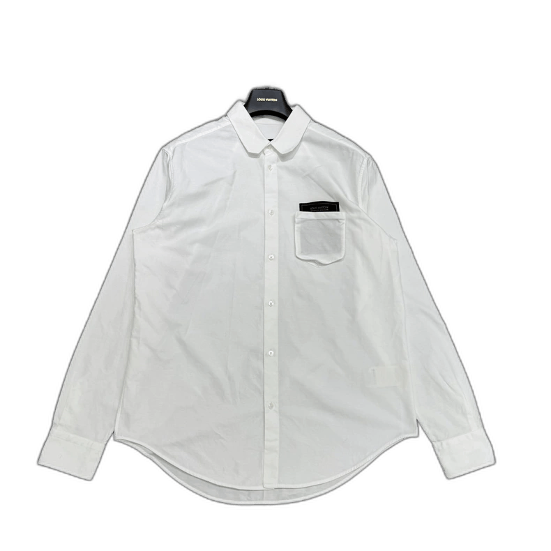 Louis Vuitton Louis Vuitton White Long Sleeve Shirt Size US XXL / EU 58 / 5 - 1 Thumbnail