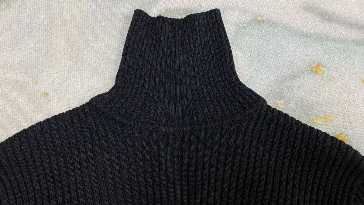 Celine Vintage 90s Celine Turtleneck Knitwear Sweater Size S / US 4 / IT 40 - 7 Thumbnail