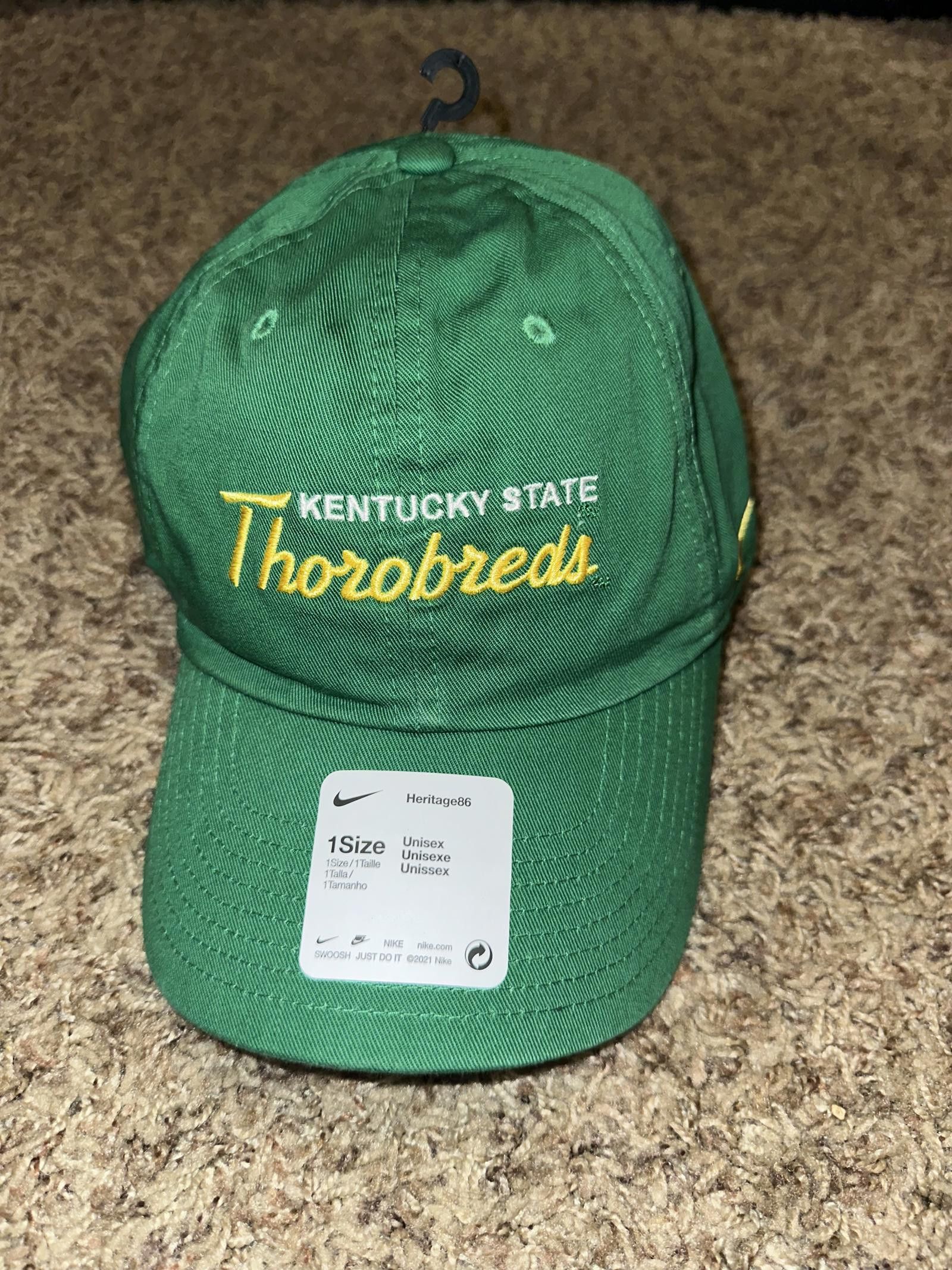 Nike Nike Unisex Heritage 86 Kentucky State Thorobreds Green Hat Size ONE SIZE - 1 Thumbnail