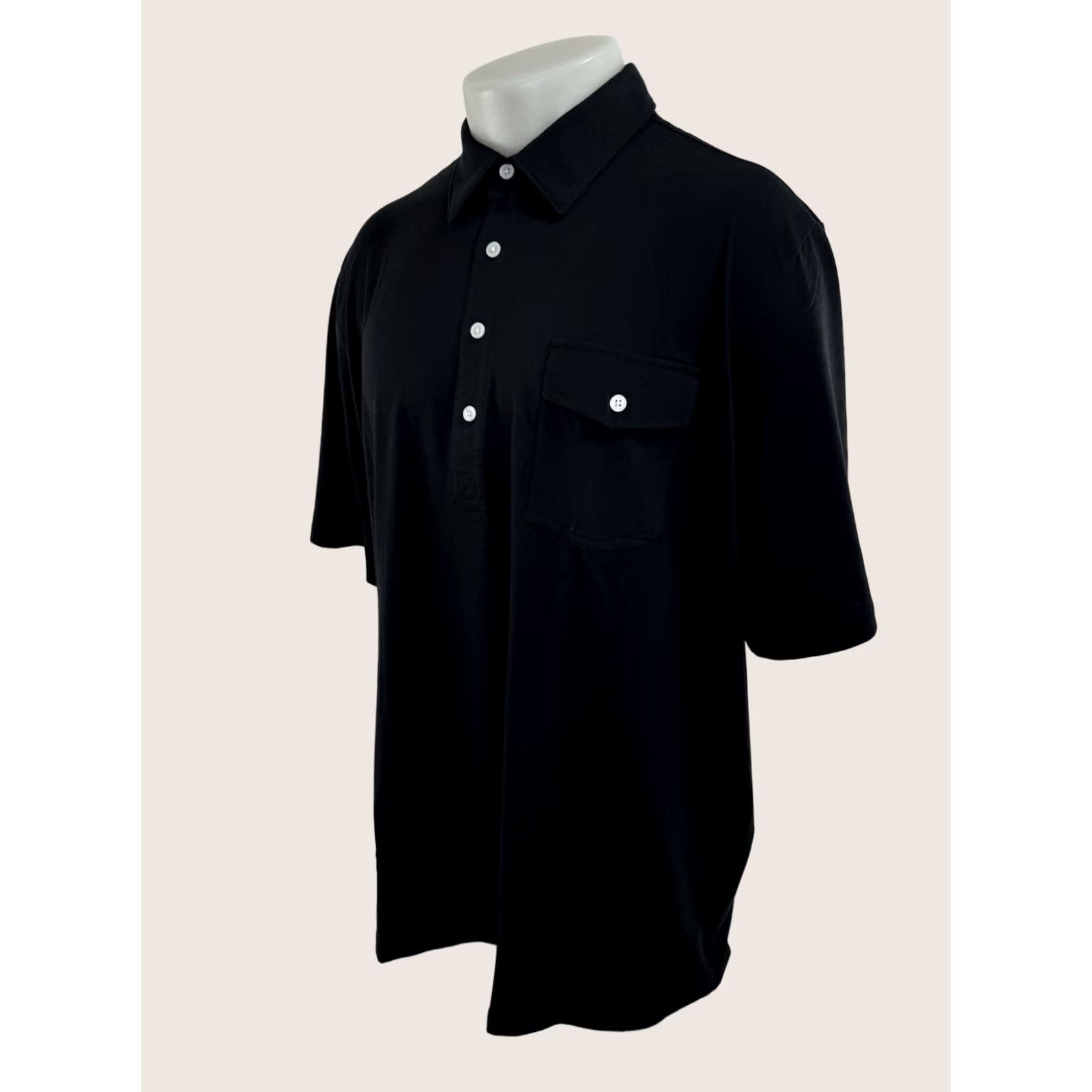 Vintage Criquet Austin - Golf Polo Shirt - XXL Pocket - Black - 2XL - Mens - Polo Size US XXL / EU 58 / 5 - 1 Thumbnail