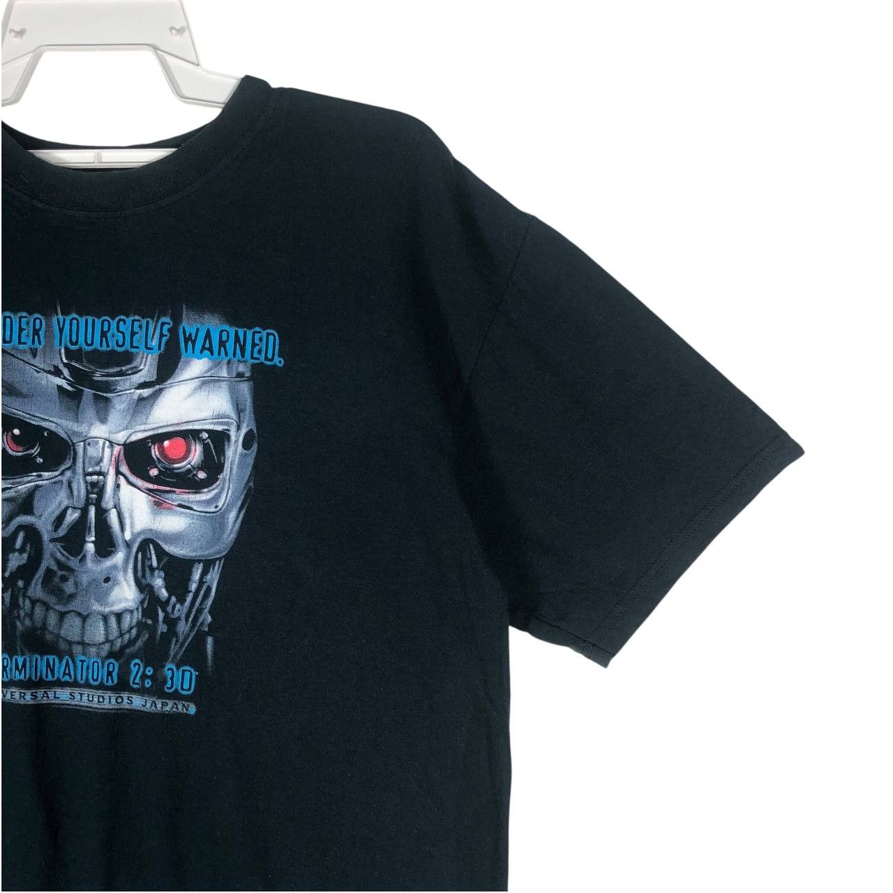 Vintage Vintage 90's Terminator 2 T2-3D T- Shirt Size US L / EU 52-54 / 3 - 4 Thumbnail