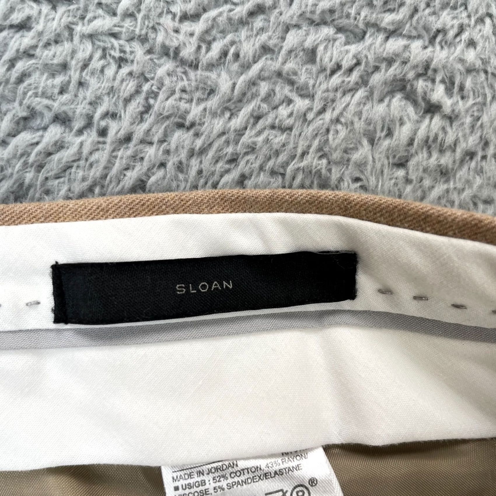 Banana Republic Banana Republic Pants Womens 8 Beige Sloan Stretch Ankle Straight Leg Formal (Regular) Boys Girls Mens Womens Size 30" / US 8 / IT 44 - 4 Thumbnail