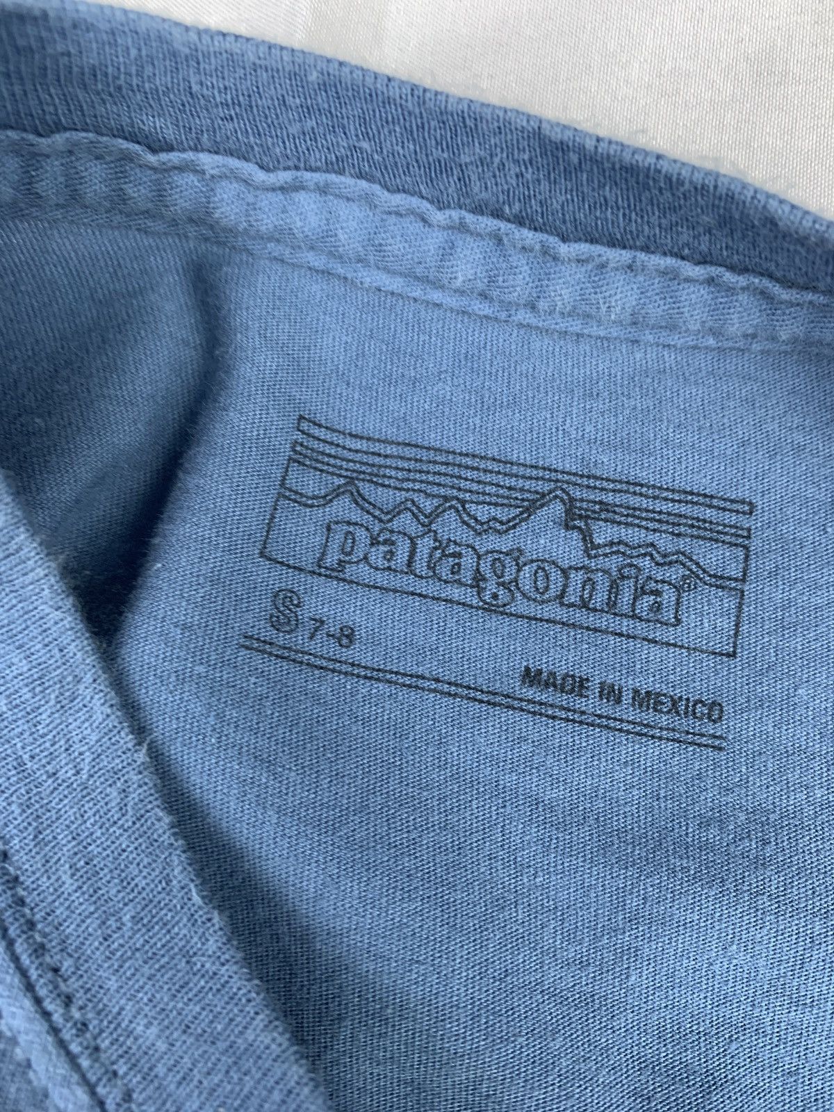 Patagonia Patagonia Teal Blue Iconic Chest Logo Graphic Longsleeve Top Size S / US 4 / IT 40 - 6 Thumbnail