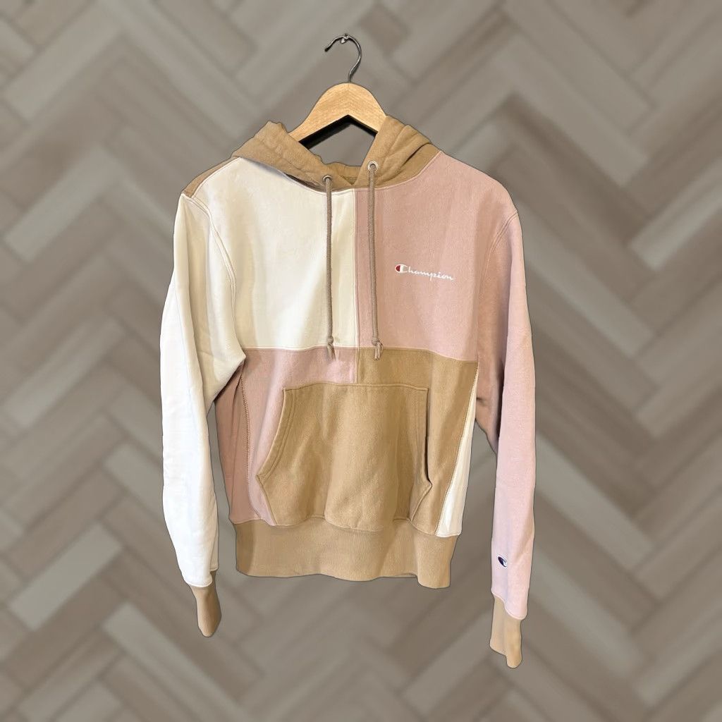 Champion Champion Sweatshirt Colorblock Pullover Hooded Womens Size S Multicolor Activewear Pullover Hoodie Men? No, Womens. Size S / US 4 / IT 40 - 1 Thumbnail