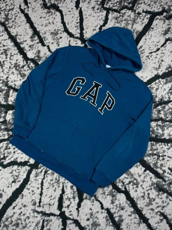 Gap Gap blue logo hoodie L Size US L / EU 52-54 / 3 - 2 Thumbnail