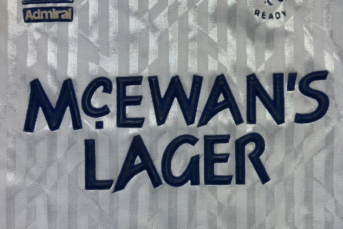 Other Glasgow Rangers 1990 1992 Away Shirt Soccer Jersey Admiral Size US L / EU 52-54 / 3 - 10 Thumbnail