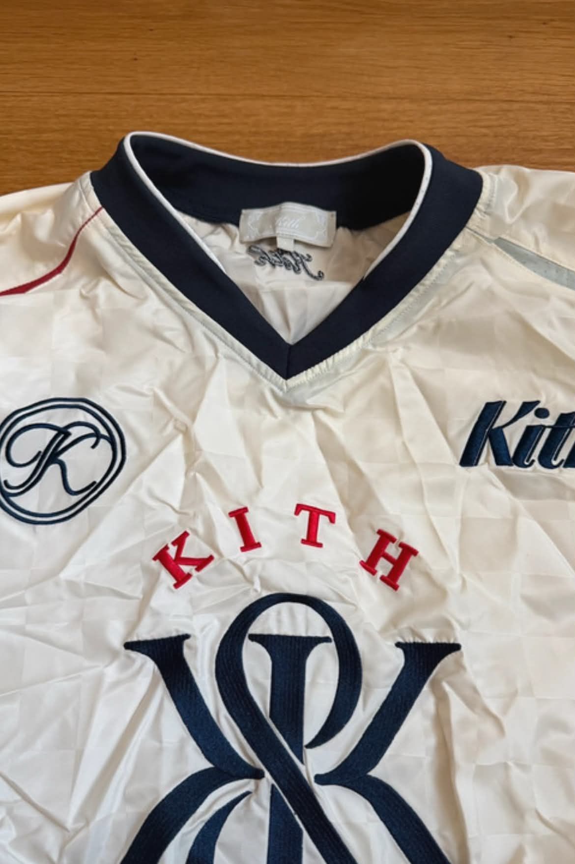 Kith Kith Dayton Checkered Satin Combo Pullover White Size L Size US L / EU 52-54 / 3 - 3 Thumbnail