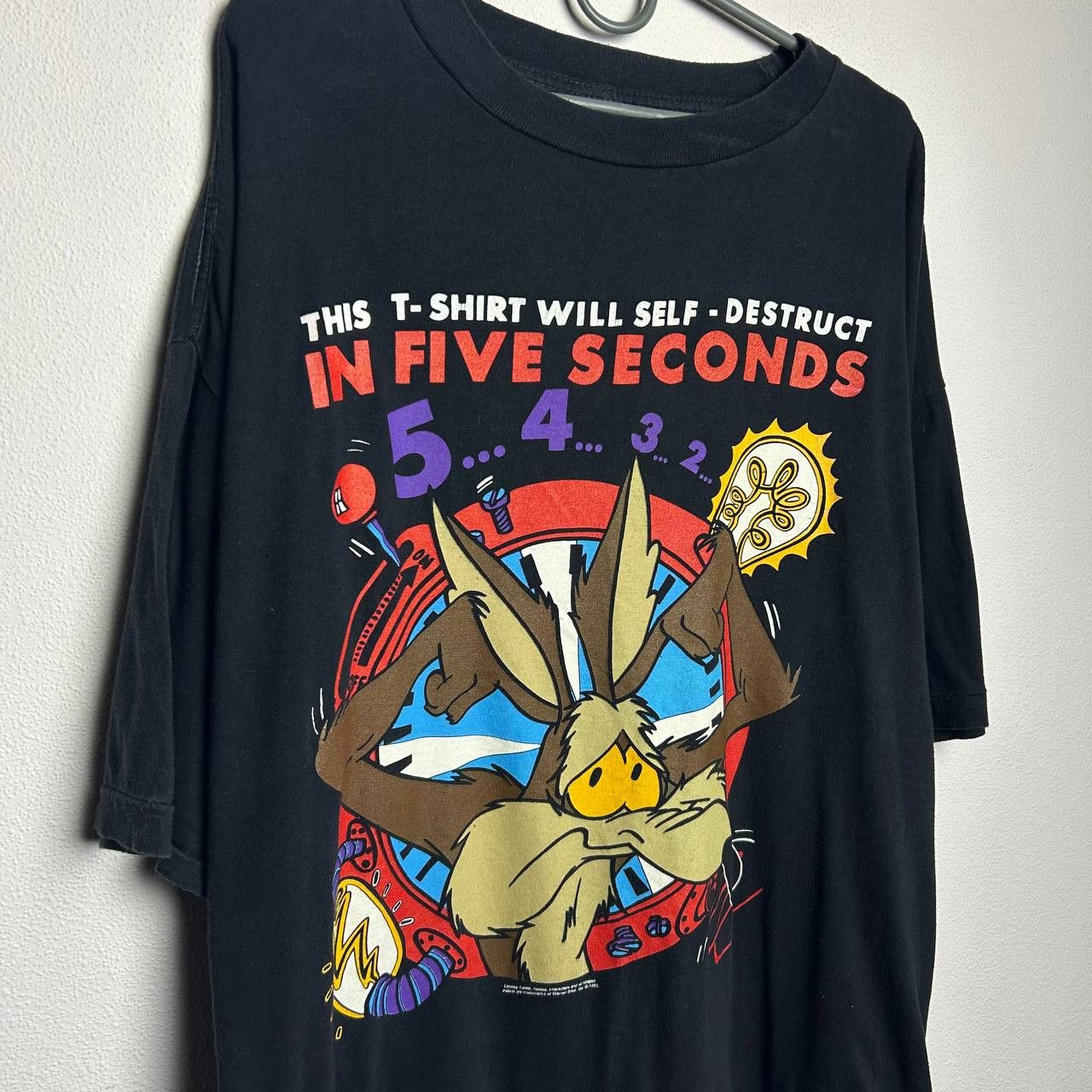 Warner Bros Vintage Looney Tunes Warner Bros 1992 big logo cartoon tee Size US L / EU 52-54 / 3 - 2 Thumbnail