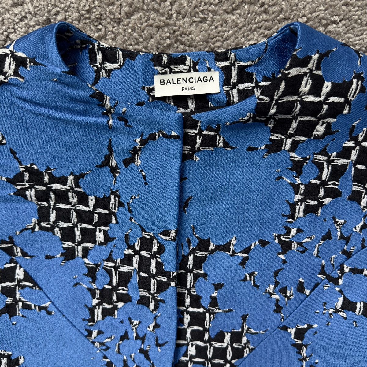 Balenciaga COAT WITH PRINT BALENCIAGA - Balenciaga Peacoat Size M / US 6-8 / IT 42-44 - 2 Thumbnail