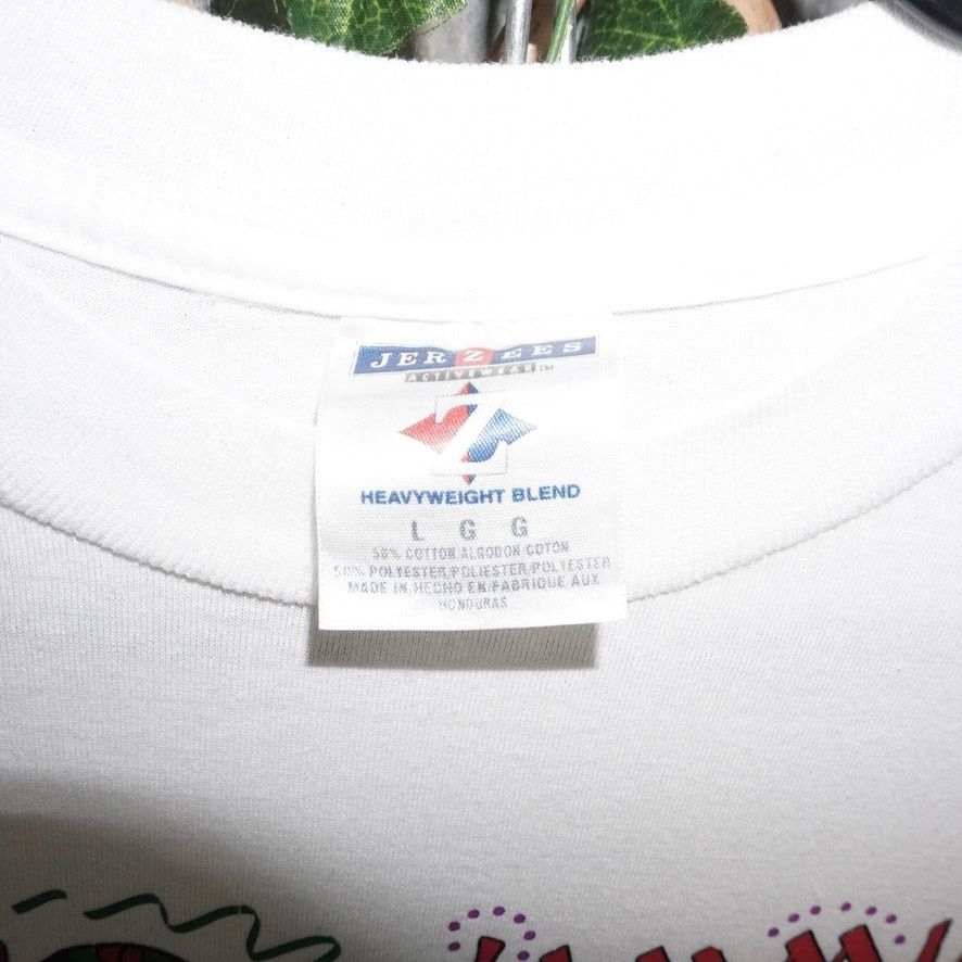 Jerzees Large-Vintage Y2K we be jammin New Orleans rasta 00s t-shirt Size US L / EU 52-54 / 3 - 3 Thumbnail