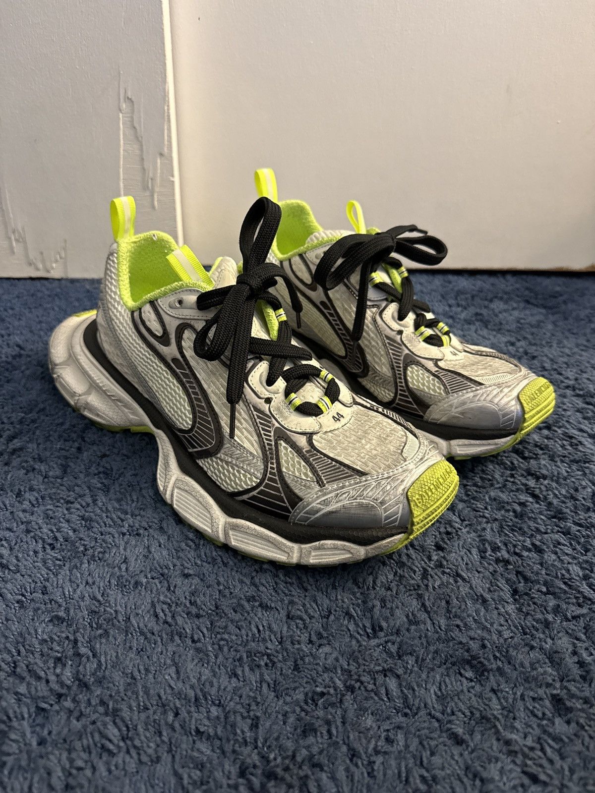Balenciaga Balenciaga 3XL White Black Fluo Yellow Size US 11 / EU 44 - 1 Thumbnail