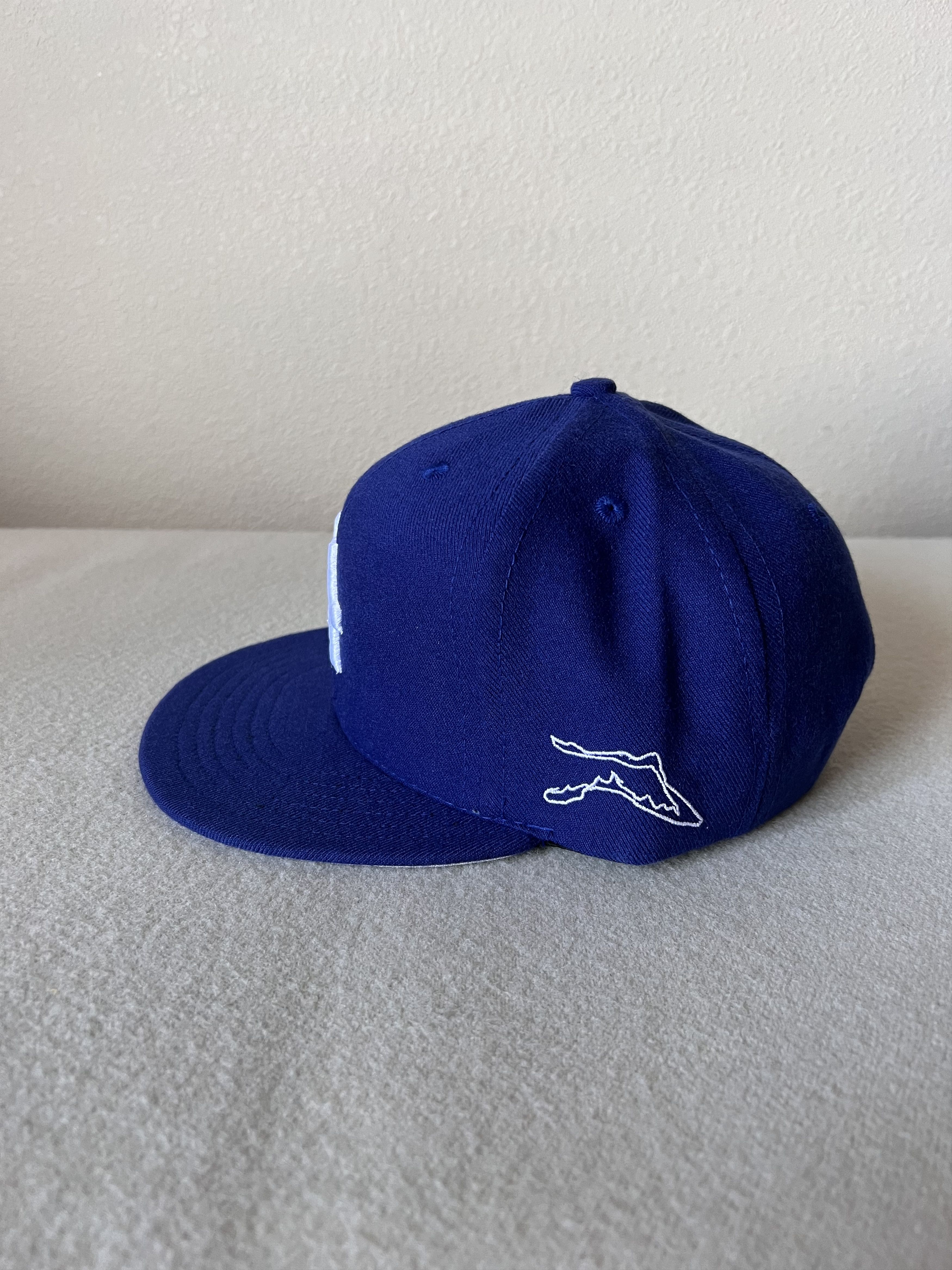 Akimbo Club Akimbo Club Tyrrell Winston LA Noodle Snapback Hat in Blue Size ONE SIZE - 3 Thumbnail
