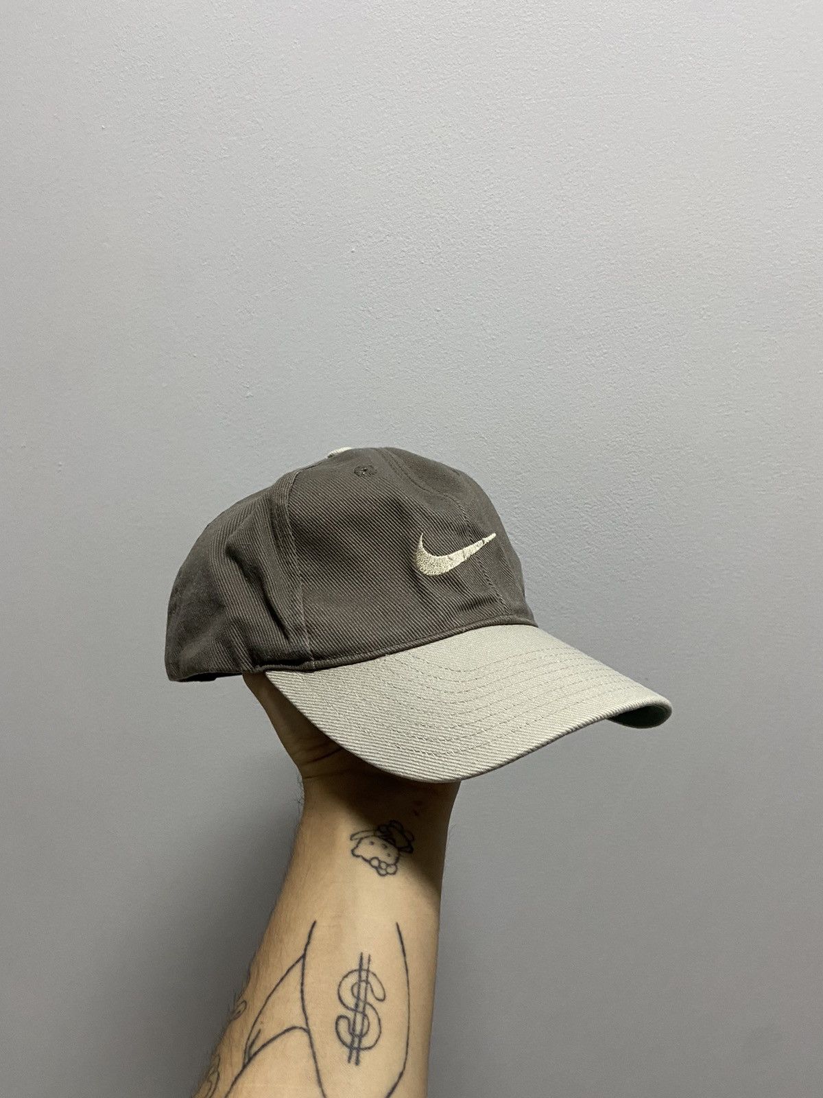 Nike × Vintage Nike Cap Vintage Big Embroidered Swoosh Logo Skate Size ONE SIZE - 6 Thumbnail