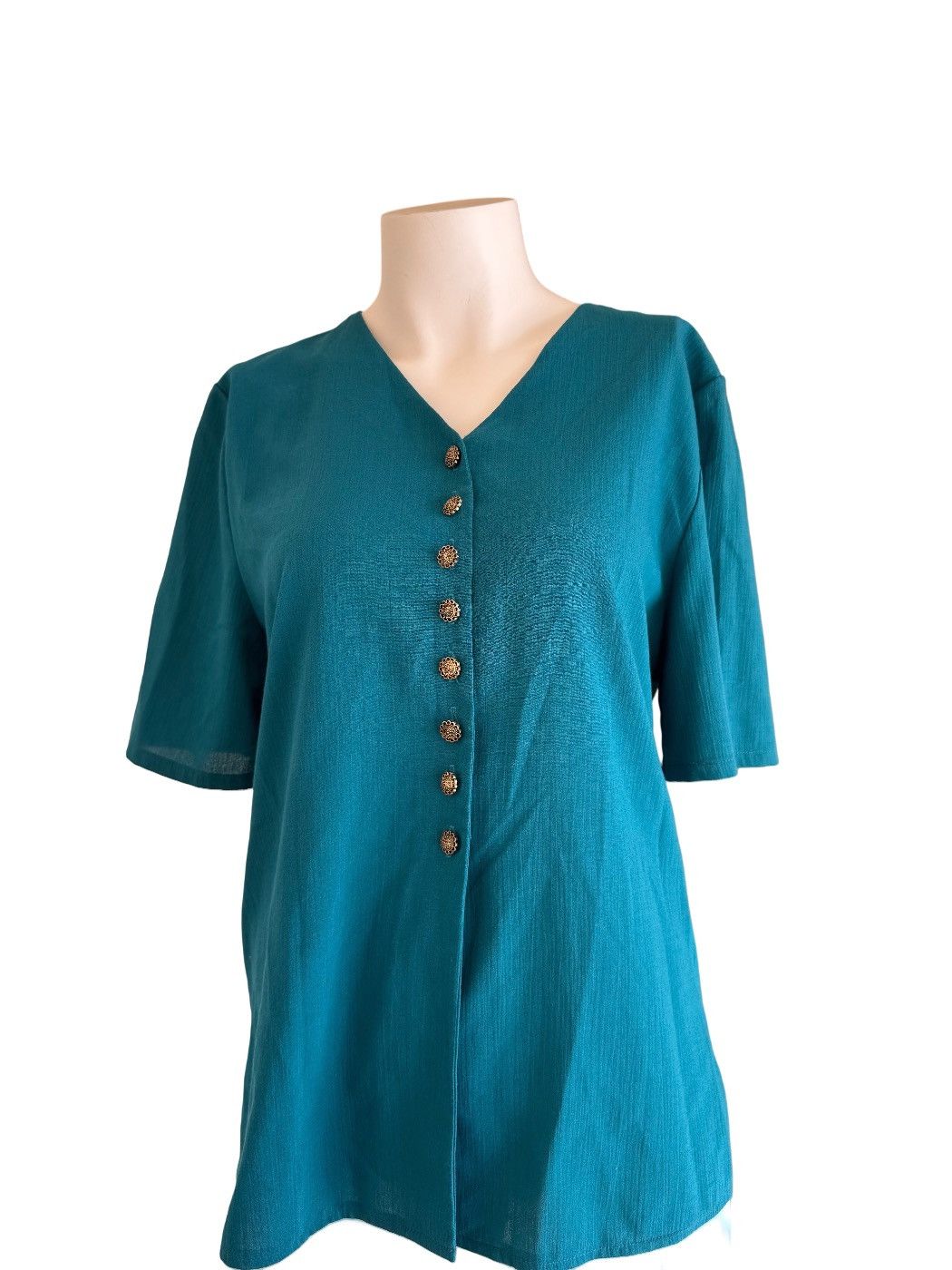Vintage Michelle Leslie women’s vintage 90s set skirt button up pine Size 30" / US 8 / IT 44 - 2 Thumbnail