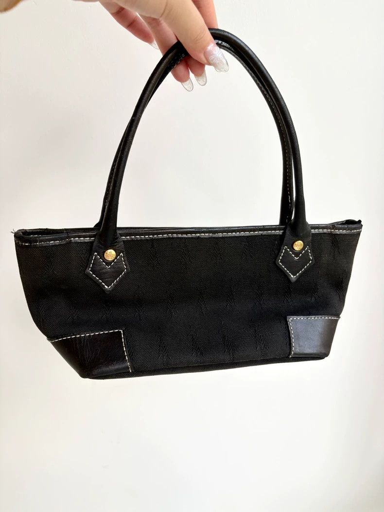 Vivienne Westwood Vivienne Westwood size os Black canvas Saturn Logo handbag Size ONE SIZE - 2 Thumbnail