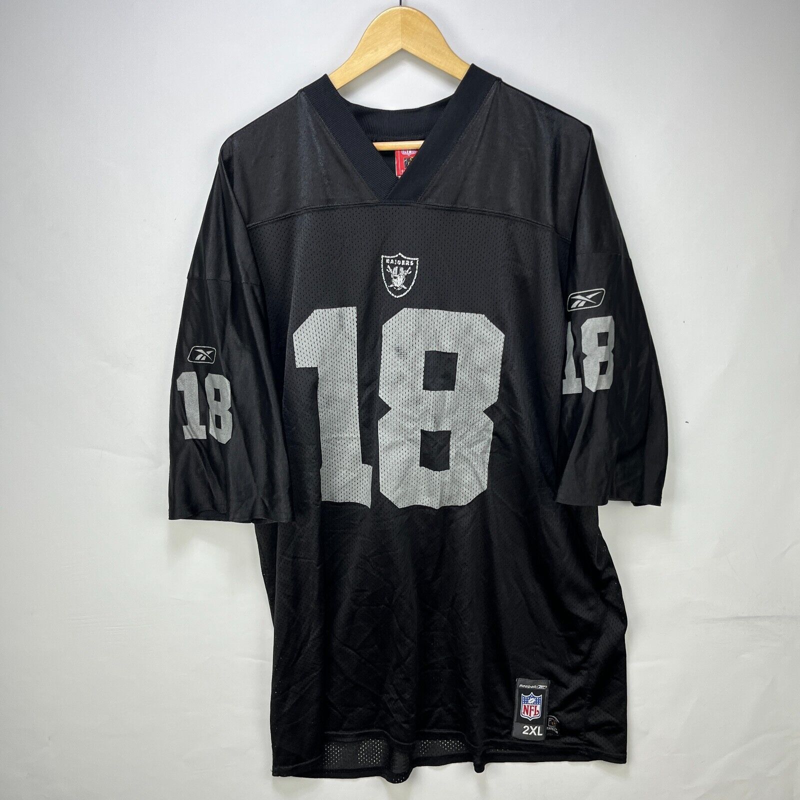 Reebok × Vintage Vintage Oakland Raiders NFL Randy Moss Reebok Jersey 2XL Size ONE SIZE - 1 Thumbnail