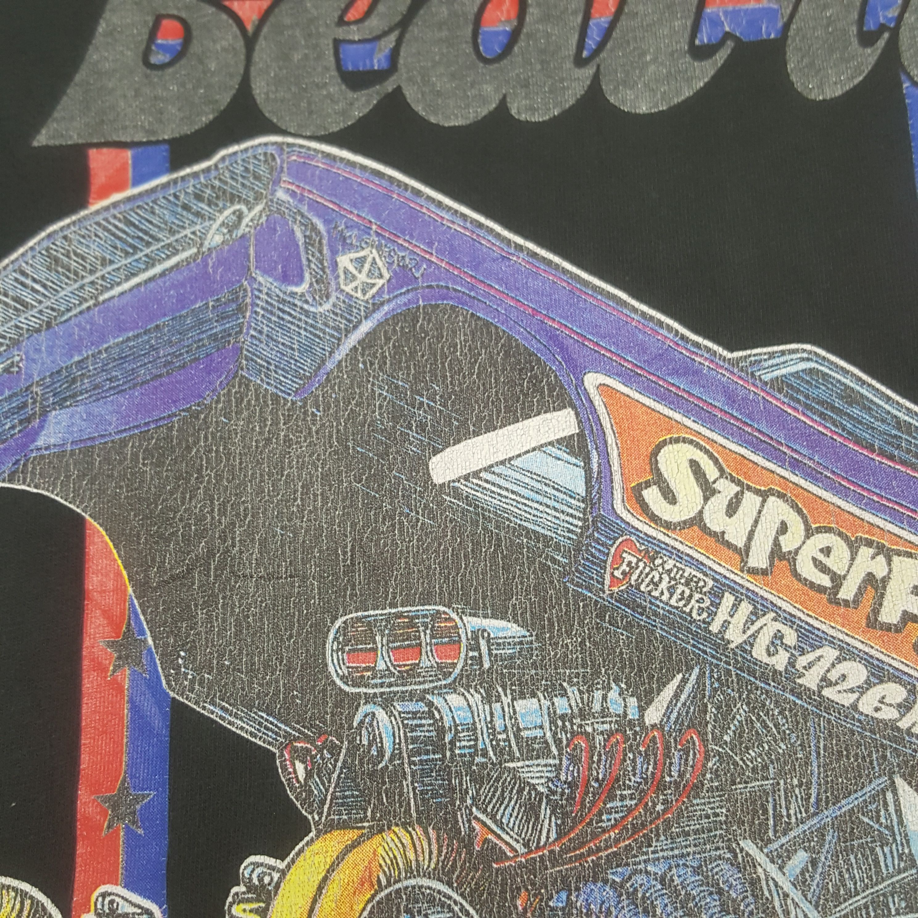Hysteric Glamour × Japanese Brand × Vintage Vintage Hysteric Glamour Japanese Brand Racing Tshirt Size XS / US 0-2 / IT 36-38 - 9 Thumbnail