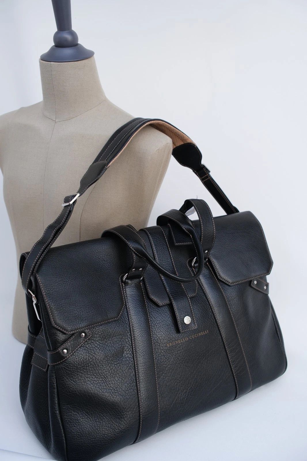 Brunello Cucinelli New Brunello Cucinelli Holdall Bag Luggage Weekender Size ONE SIZE - 4 Thumbnail