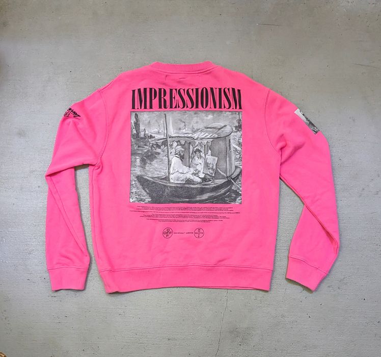 Off white impressionism sales crewneck