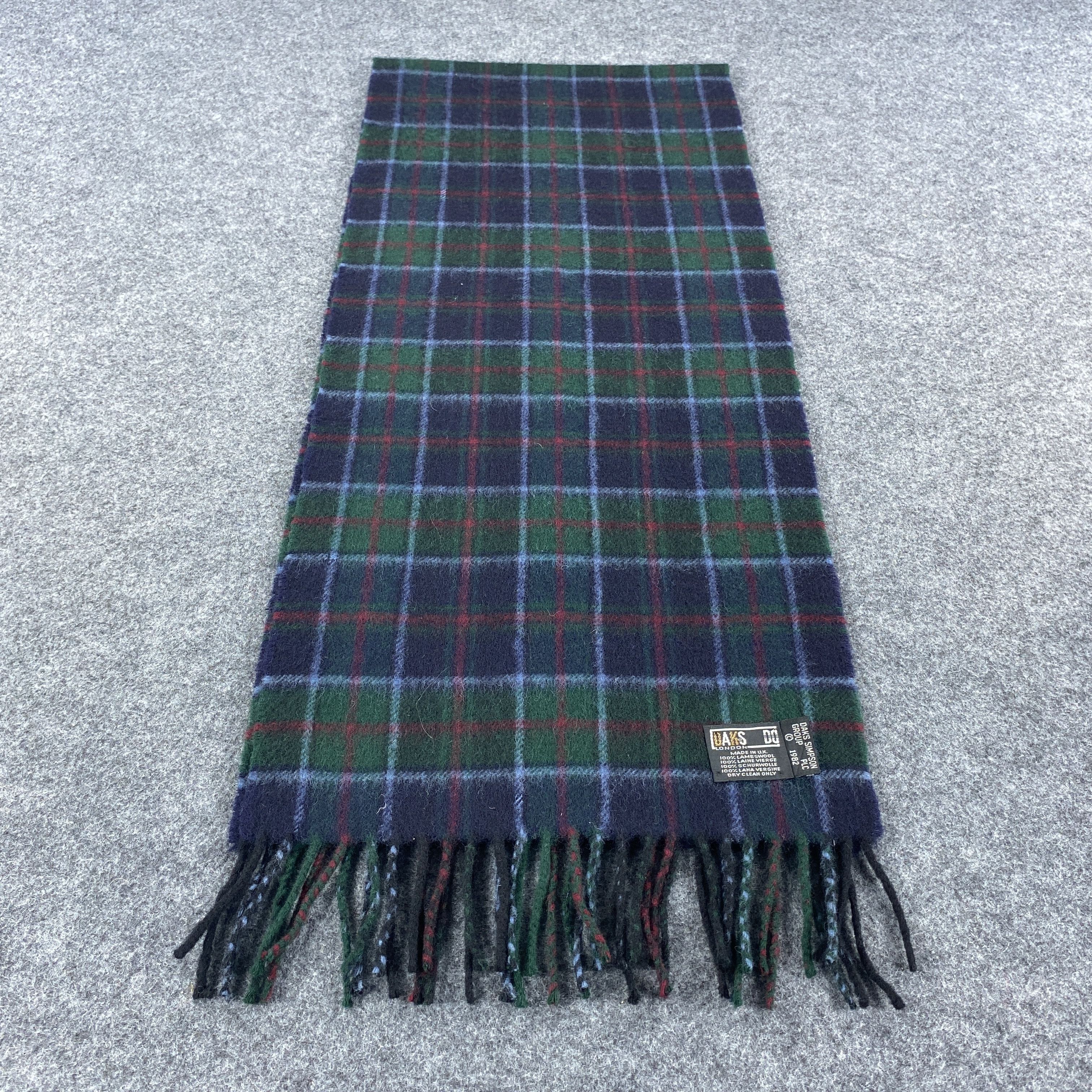 DAKS × Vintage Daks Scarf # Muffler # Neckwear # D487 Size ONE SIZE - 3 Thumbnail