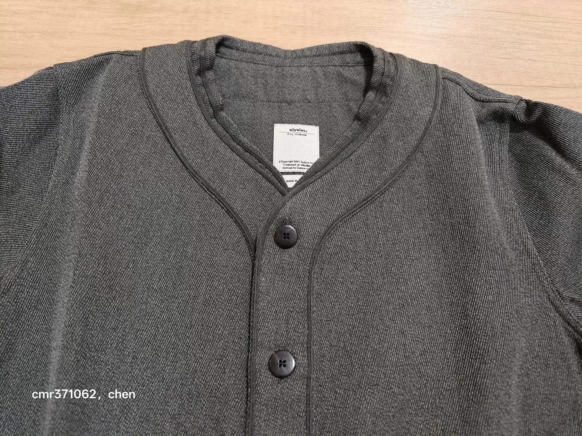 Visvim visvim 17aw dugout shirt l/s slim fit wool-linen mix grey2 3 Size US M / EU 48-50 / 2 - 4 Thumbnail
