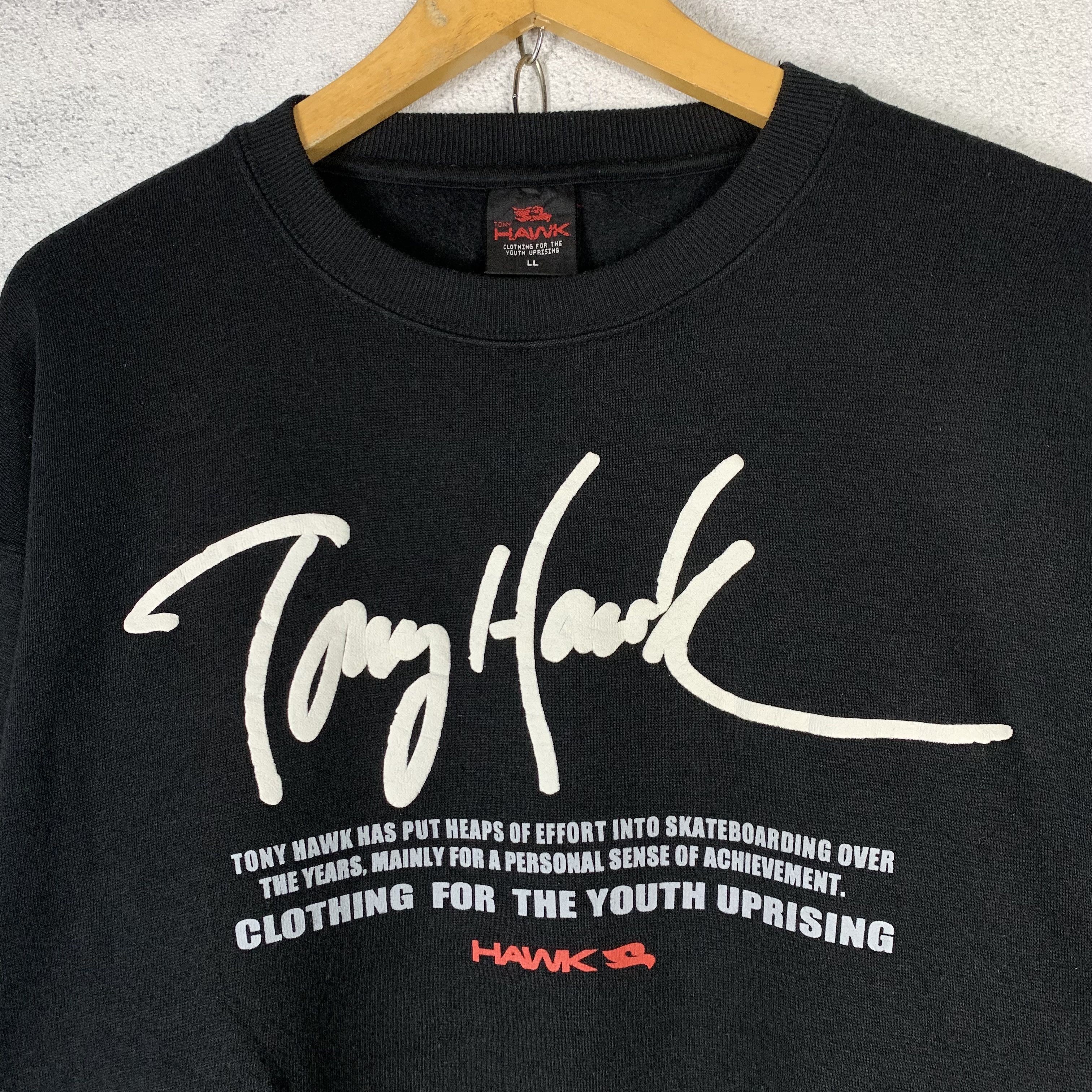 Tony Hawk Vintage Tony Hawk Skateboards Sweatshirt Crewneck Size US L / EU 52-54 / 3 - 2 Thumbnail