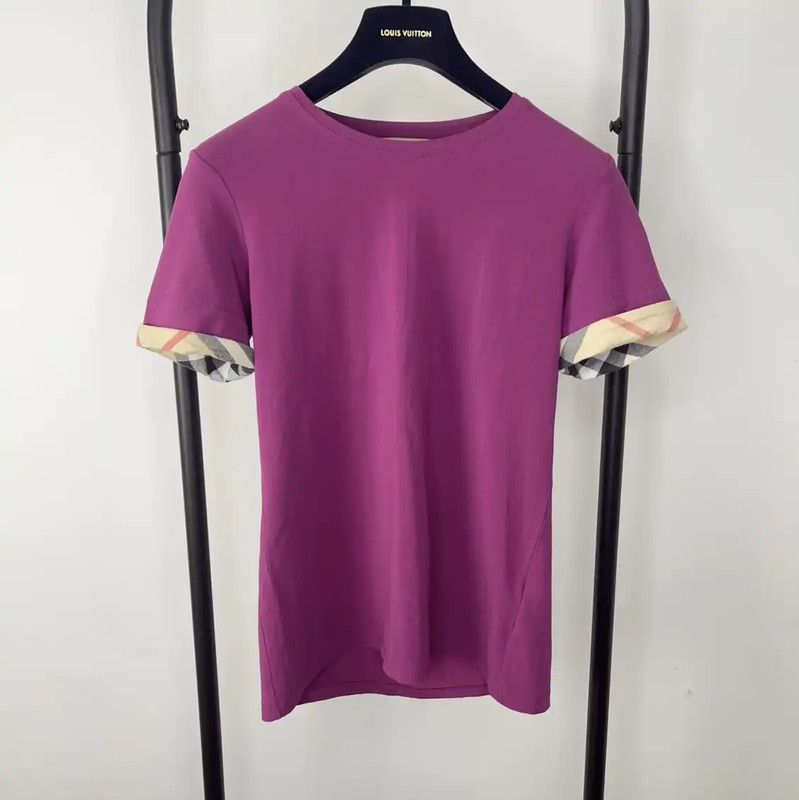 Burberry Burberry Yellow Cotton Women's T-Shirt Size M / US 6-8 / IT 42-44 - 1 Thumbnail