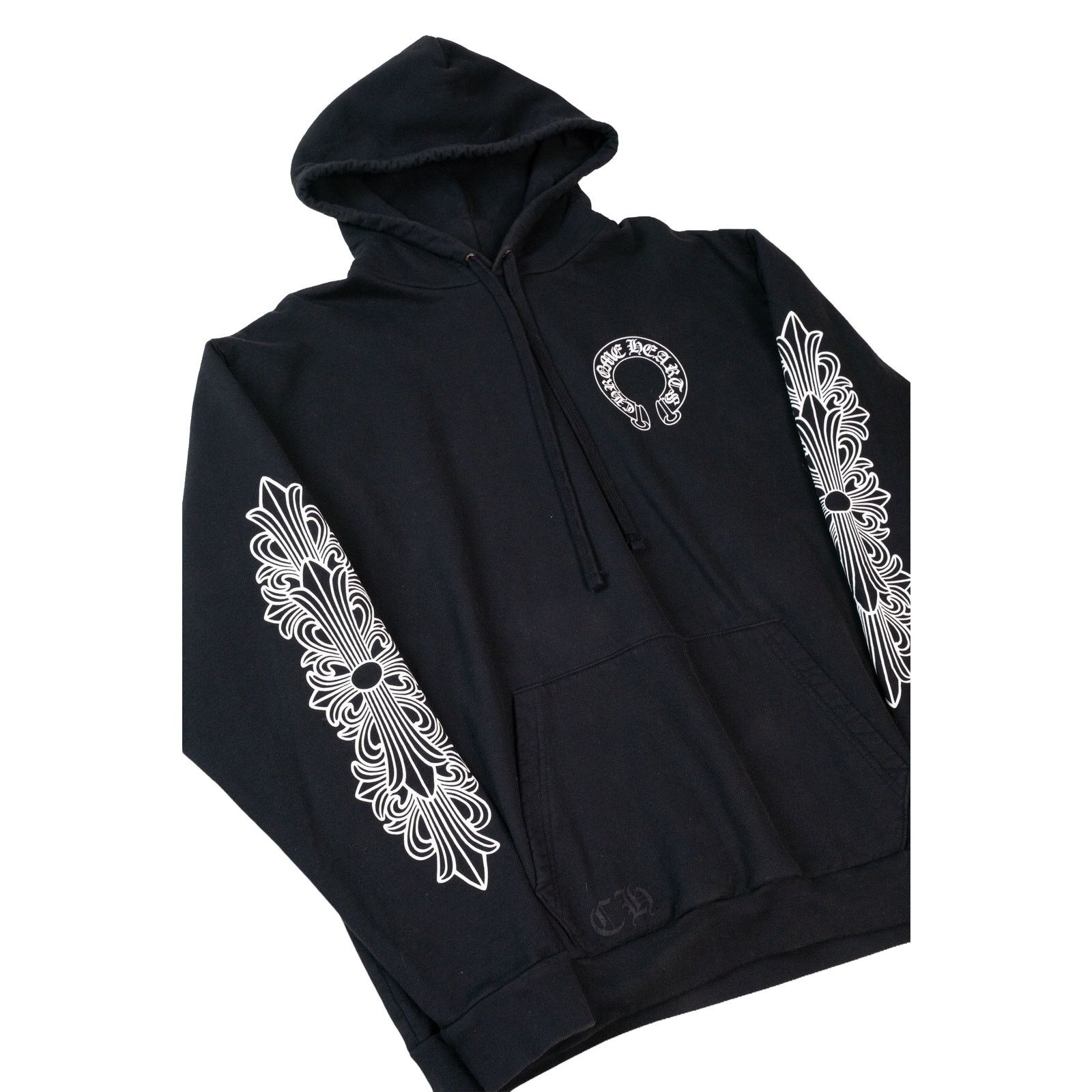 Chrome Hearts Horseshoe Floral Hoodie 'Black' Size US XXL / EU 58 / 5 - 3 Thumbnail