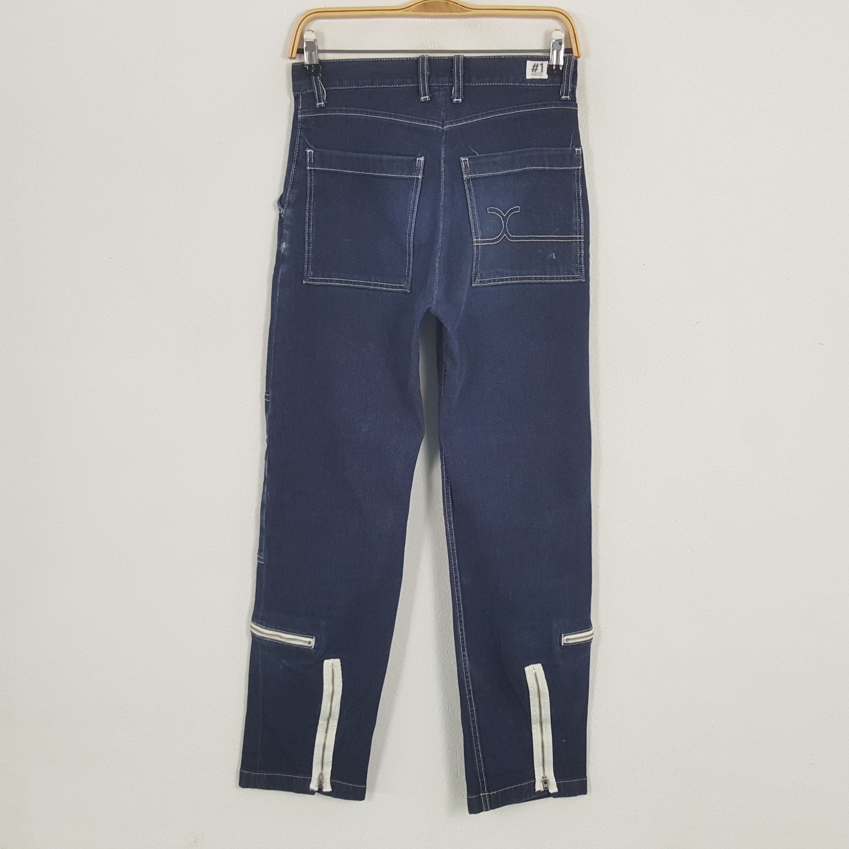 Japanese Brand × Vintage Vintage Xgirl Japanese Cargo Multi Zipper Pants Size US 27 - 4 Thumbnail