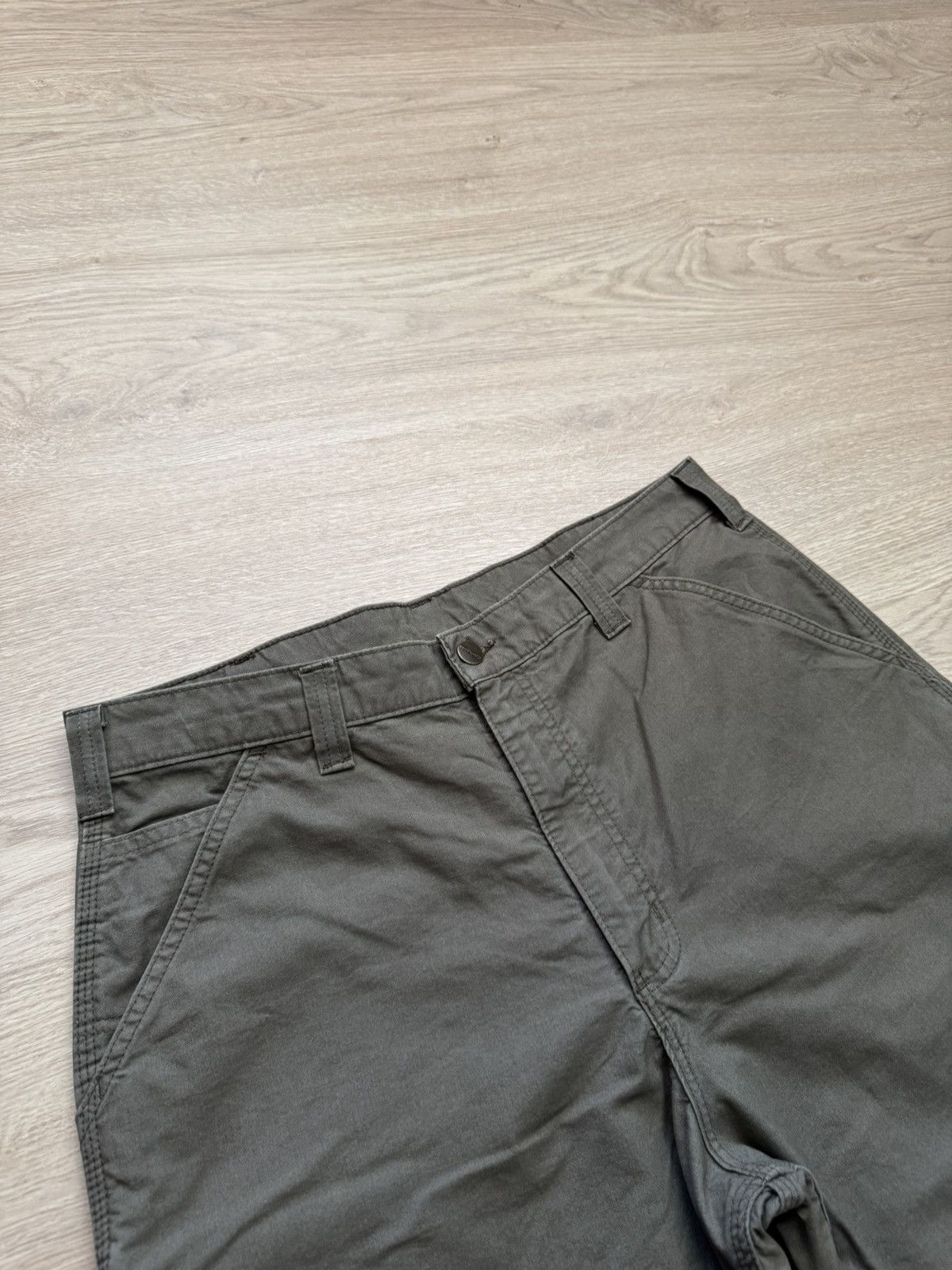 Carhartt Carhartt Original Loose Fit Work Green Shorts Size US 34 / EU 50 - 2 Thumbnail