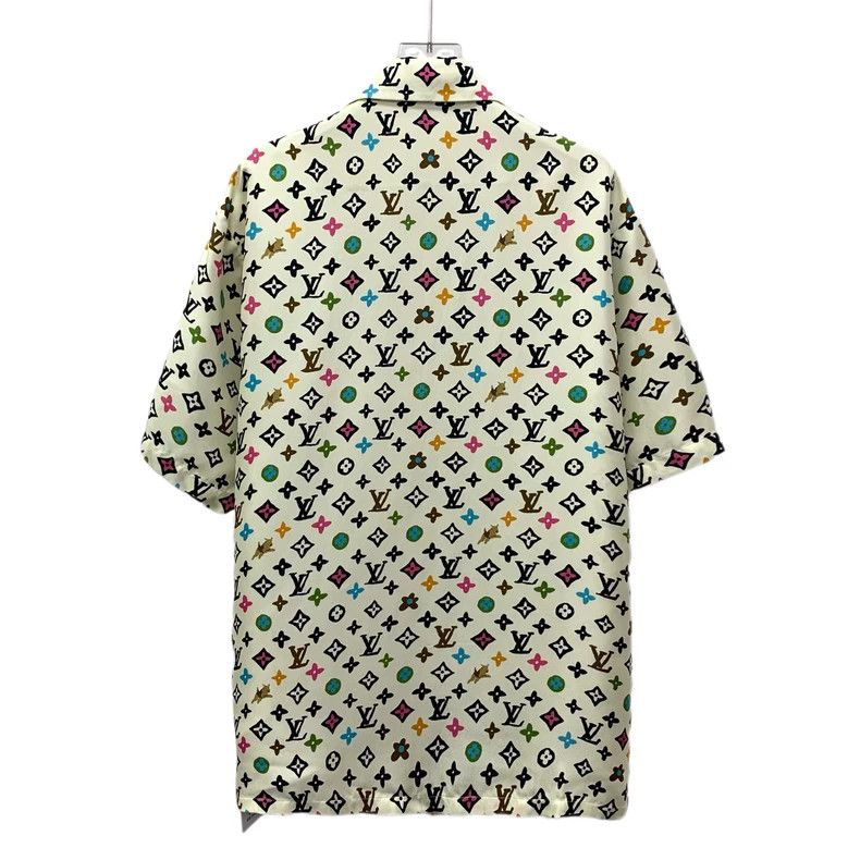 Louis Vuitton Louis Vuitton 24 short sleeve shirts with beige logo and f Size US M / EU 48-50 / 2 - 2 Thumbnail