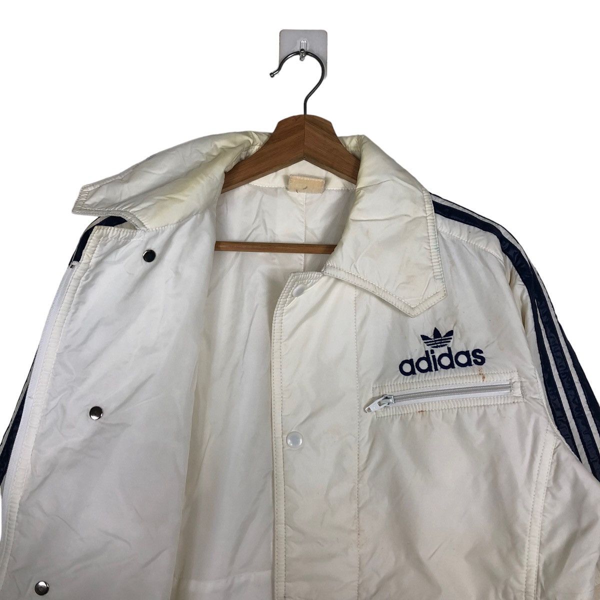Adidas 🔥90’s Vintage Adidas Light Puffer Down Jacket Japan Size US M / EU 48-50 / 2 - 10 Thumbnail