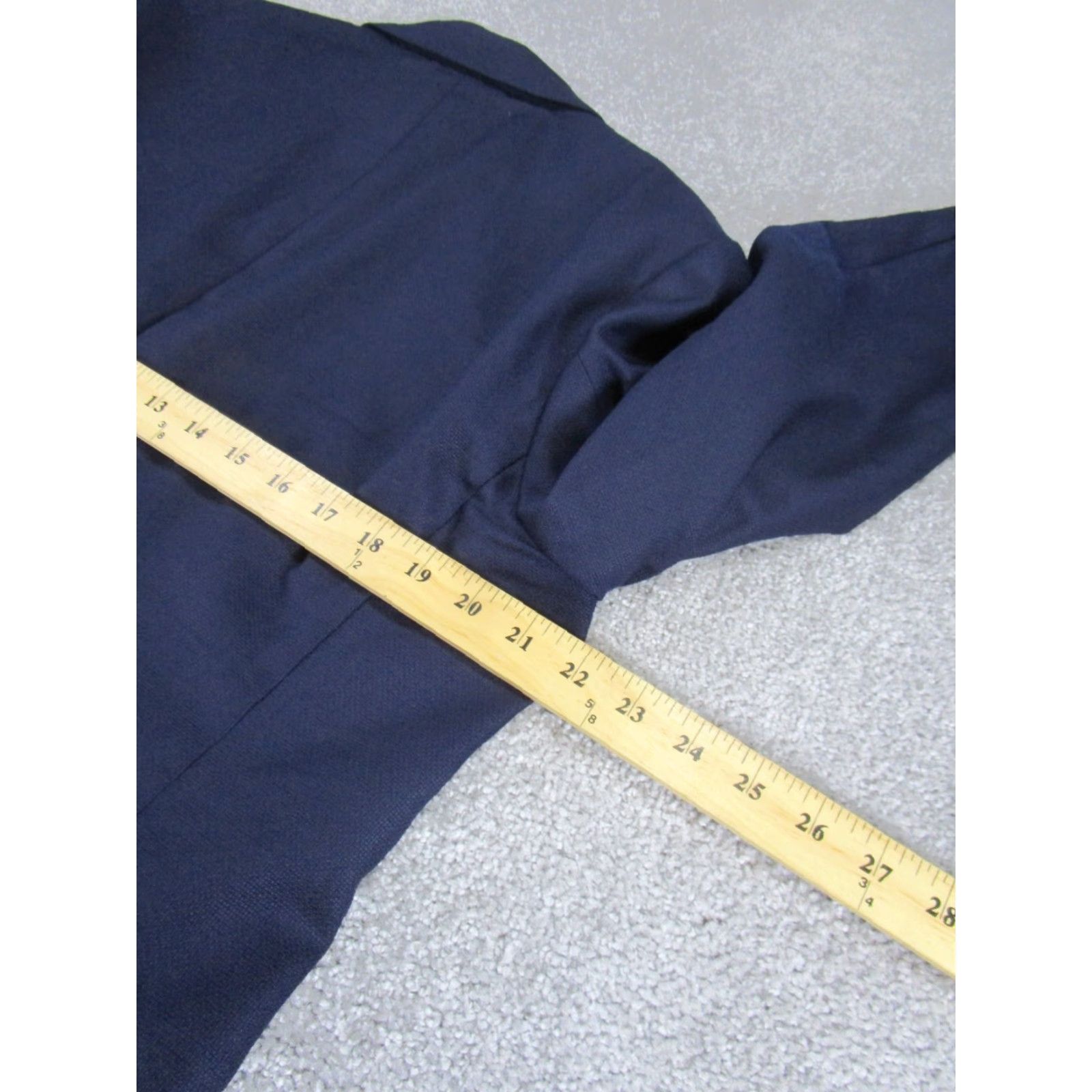Bonobos Bonobos Blazer Mens 44R Blue Wool Single-Breasted Jacket Coat, 2 Piece, Solid, Regular Fit, Wool Blazer, Blue Mens 44R Size 44R - 7 Thumbnail