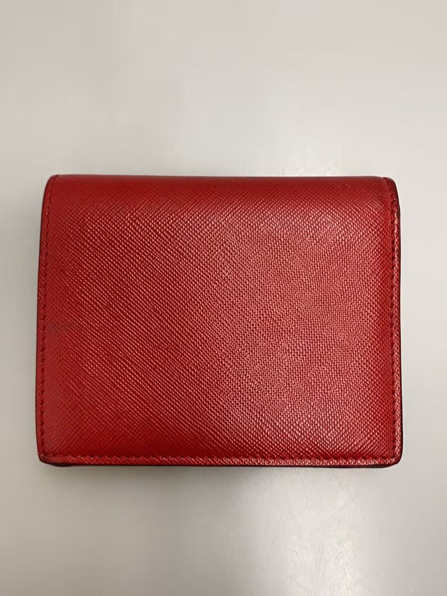 Vivienne Westwood Vivienne Westwood Plain Cowhide Tri-Fold Wallet Red Size ONE SIZE - 2 Thumbnail